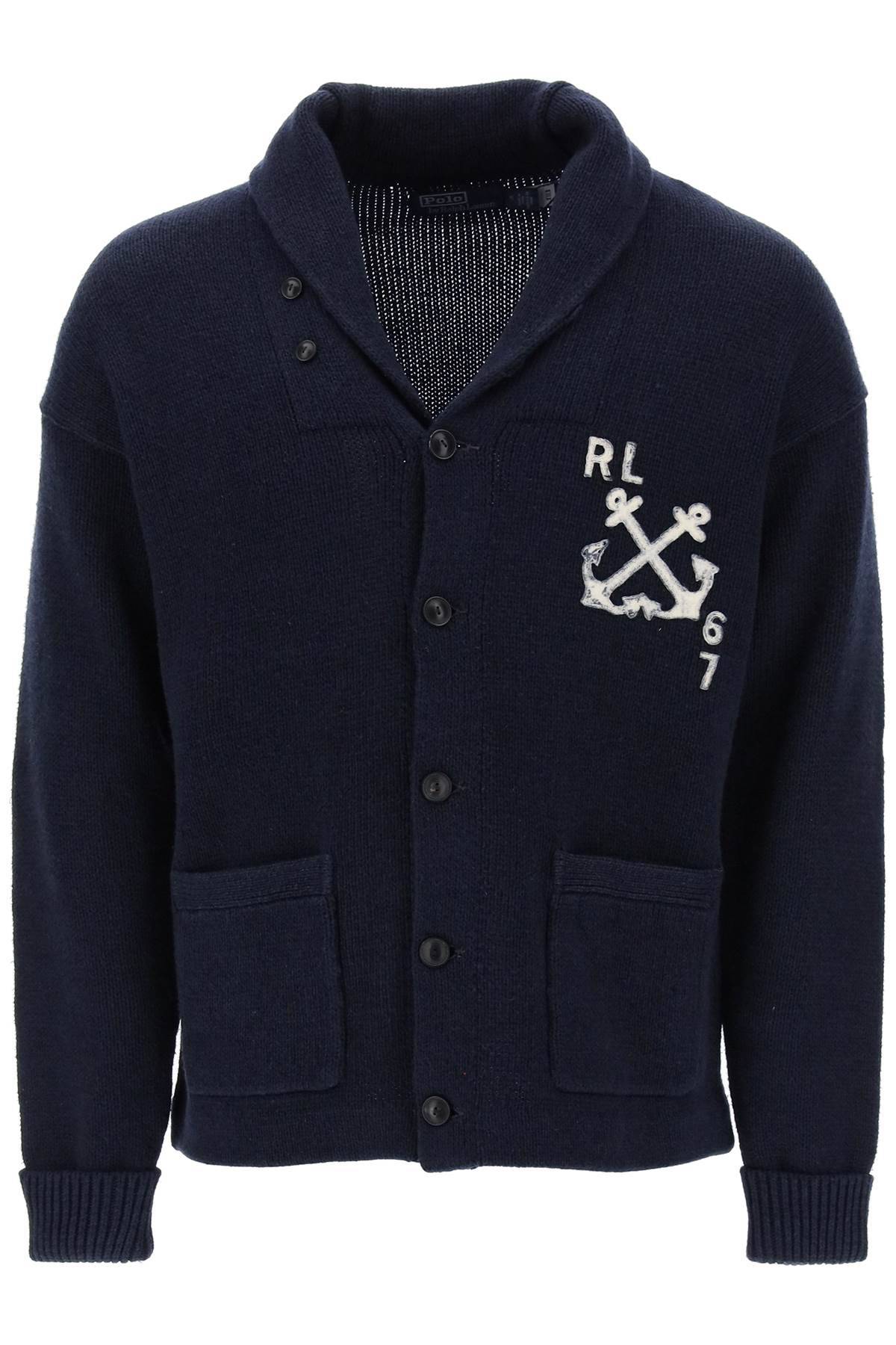 Shop Polo Ralph Lauren Cotton And Linen Cardigan In Blue