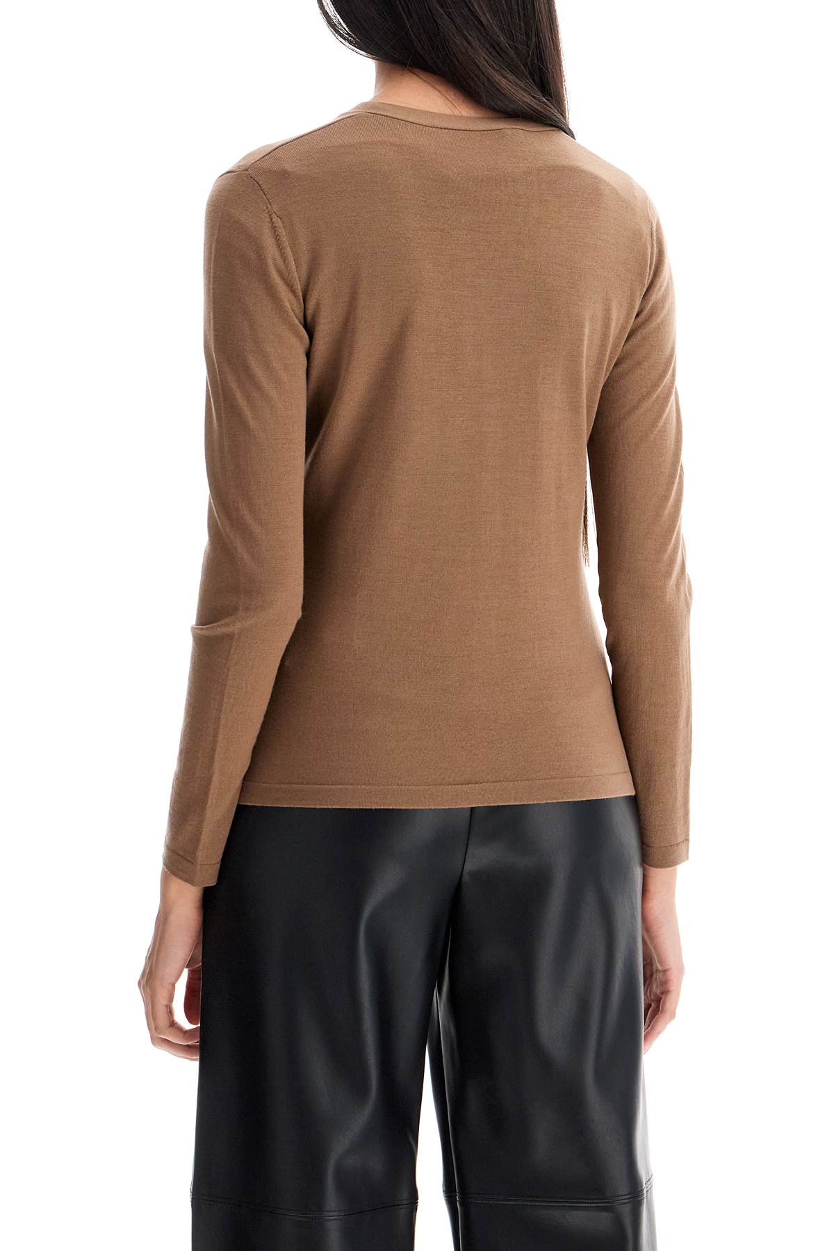 Shop 's Max Mara Wool Yarn Cardigan For A In Brown