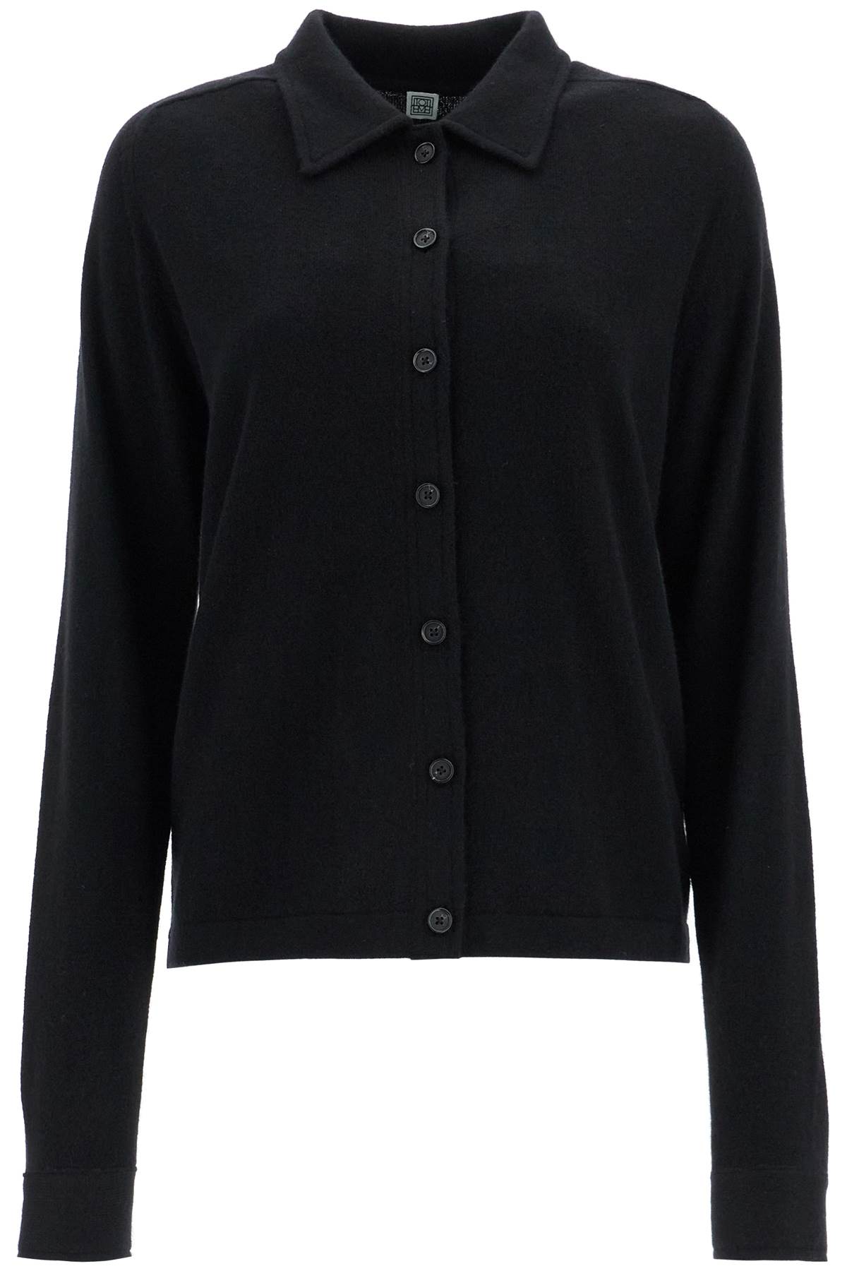 Shop Totême Cashmere Cardigan For In Black