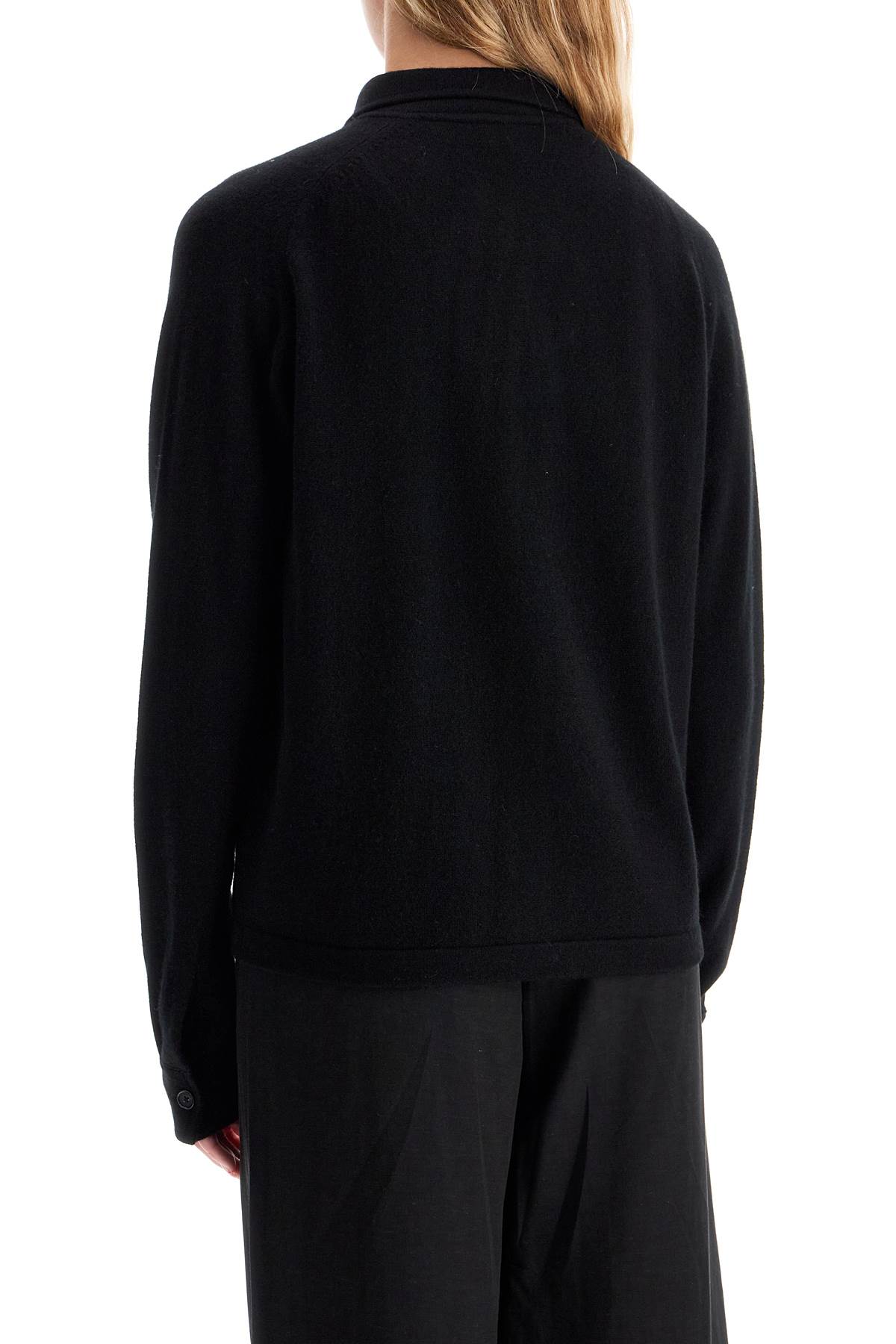 Shop Totême Cashmere Cardigan For In Black