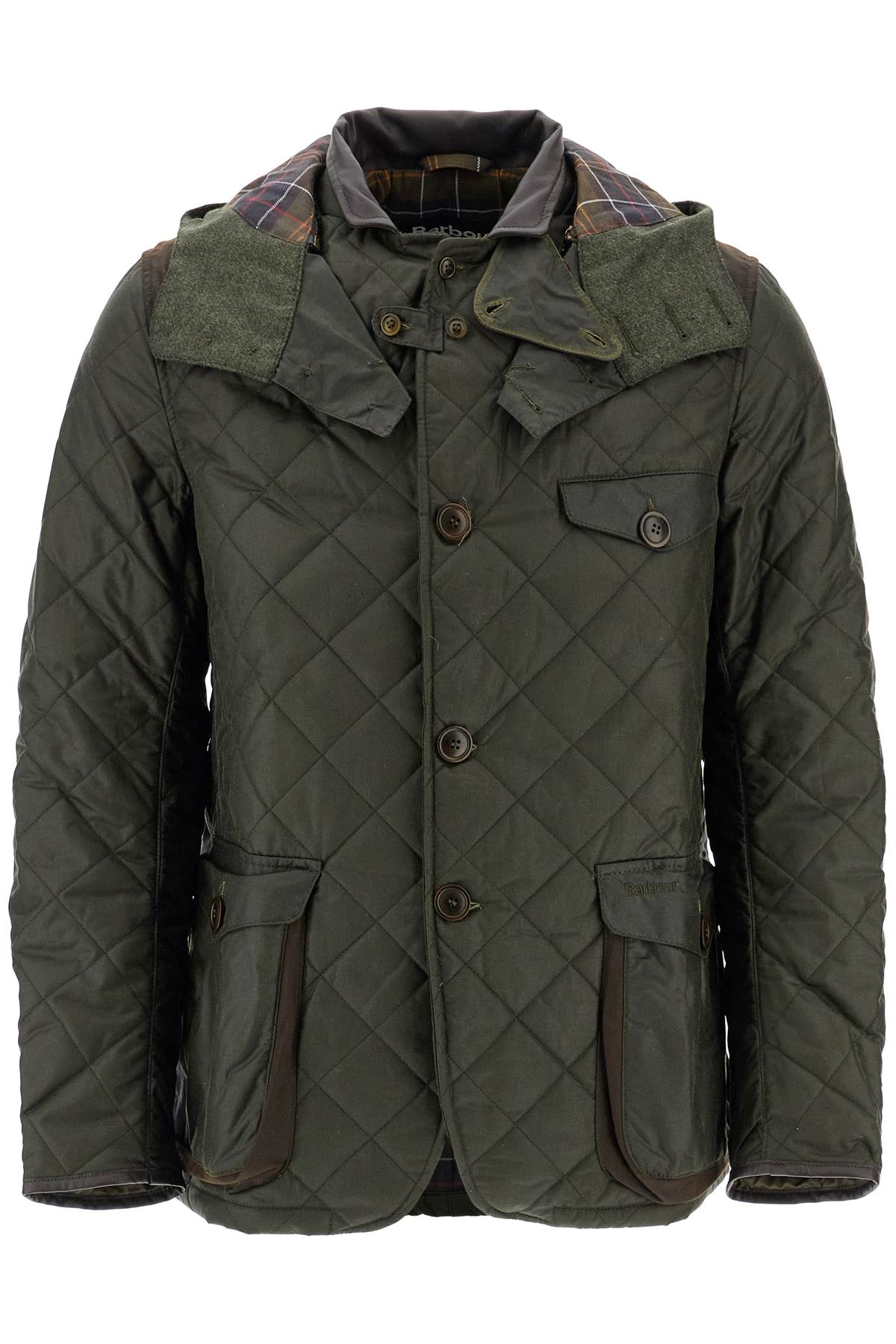 Shop Barbour X Tokito Jacket With Quilted Wax Finish In Green