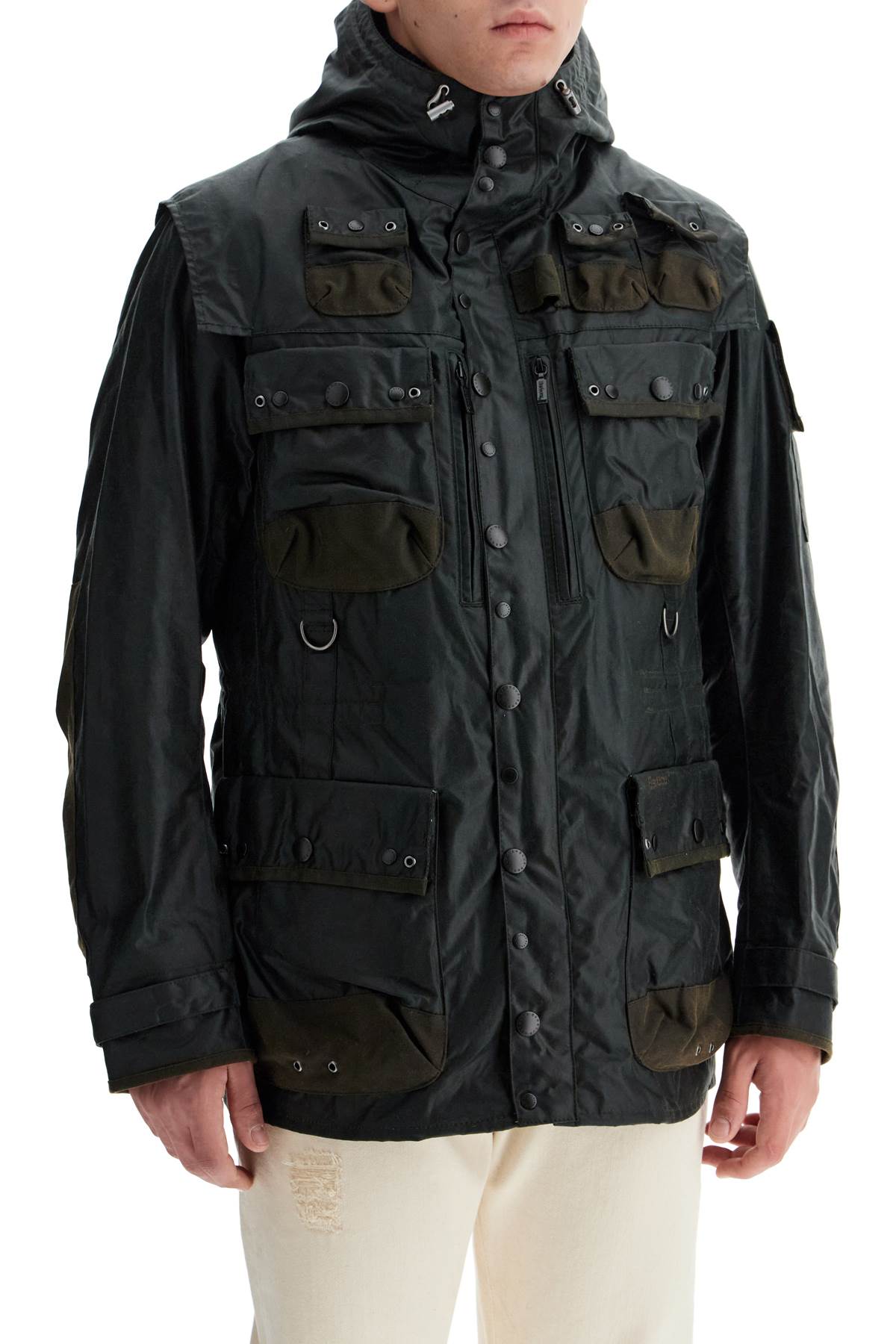 Shop Barbour X Tokito Waxed Jacket In Neutro