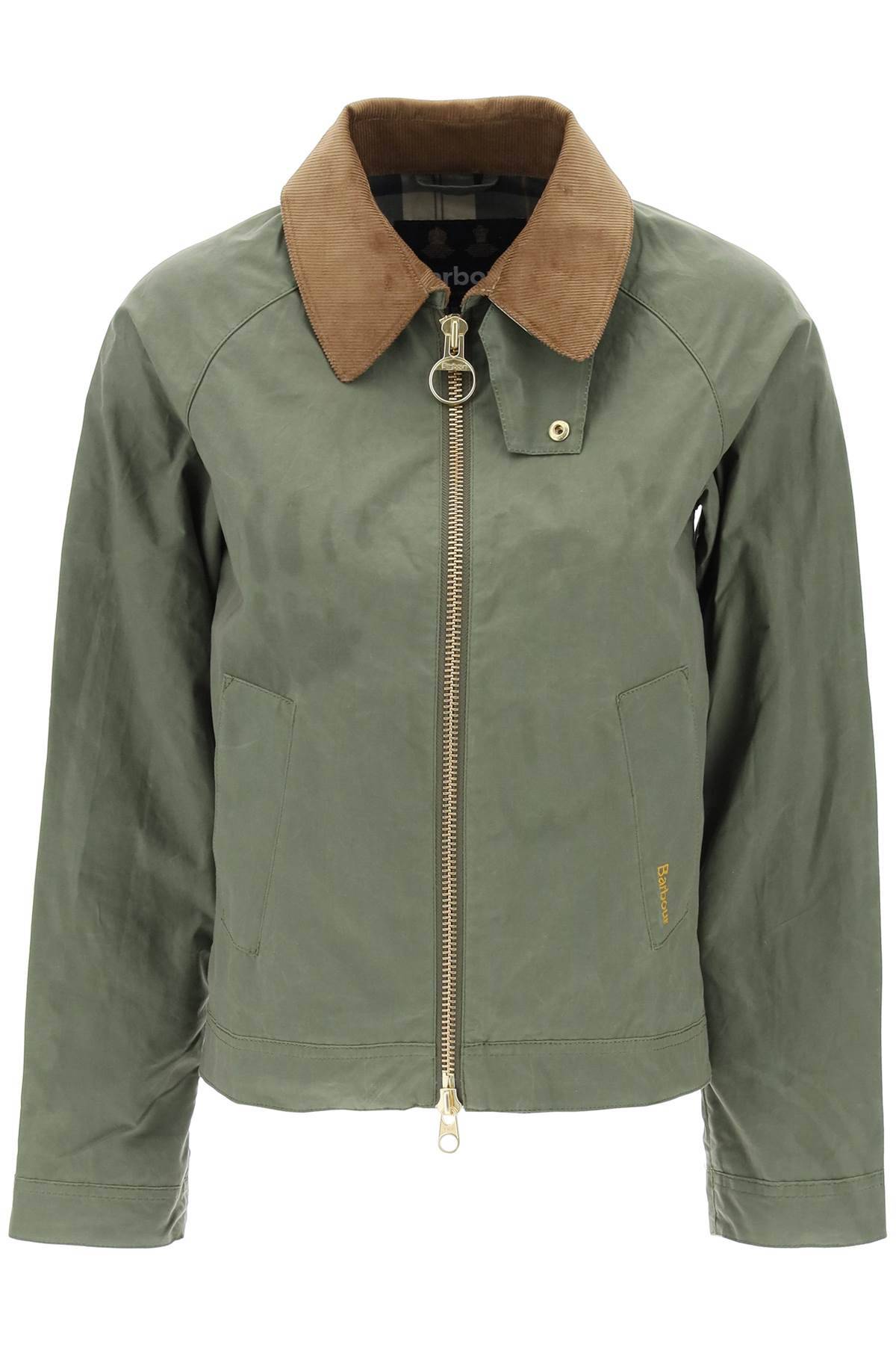 Shop Barbour Campbell Vintage Overshirt Jacket In Green