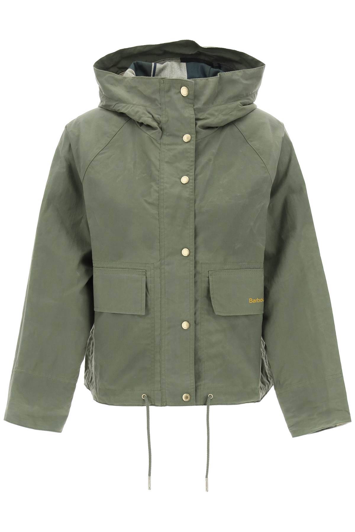 Shop Barbour Nith Hooded Jacket With In Green