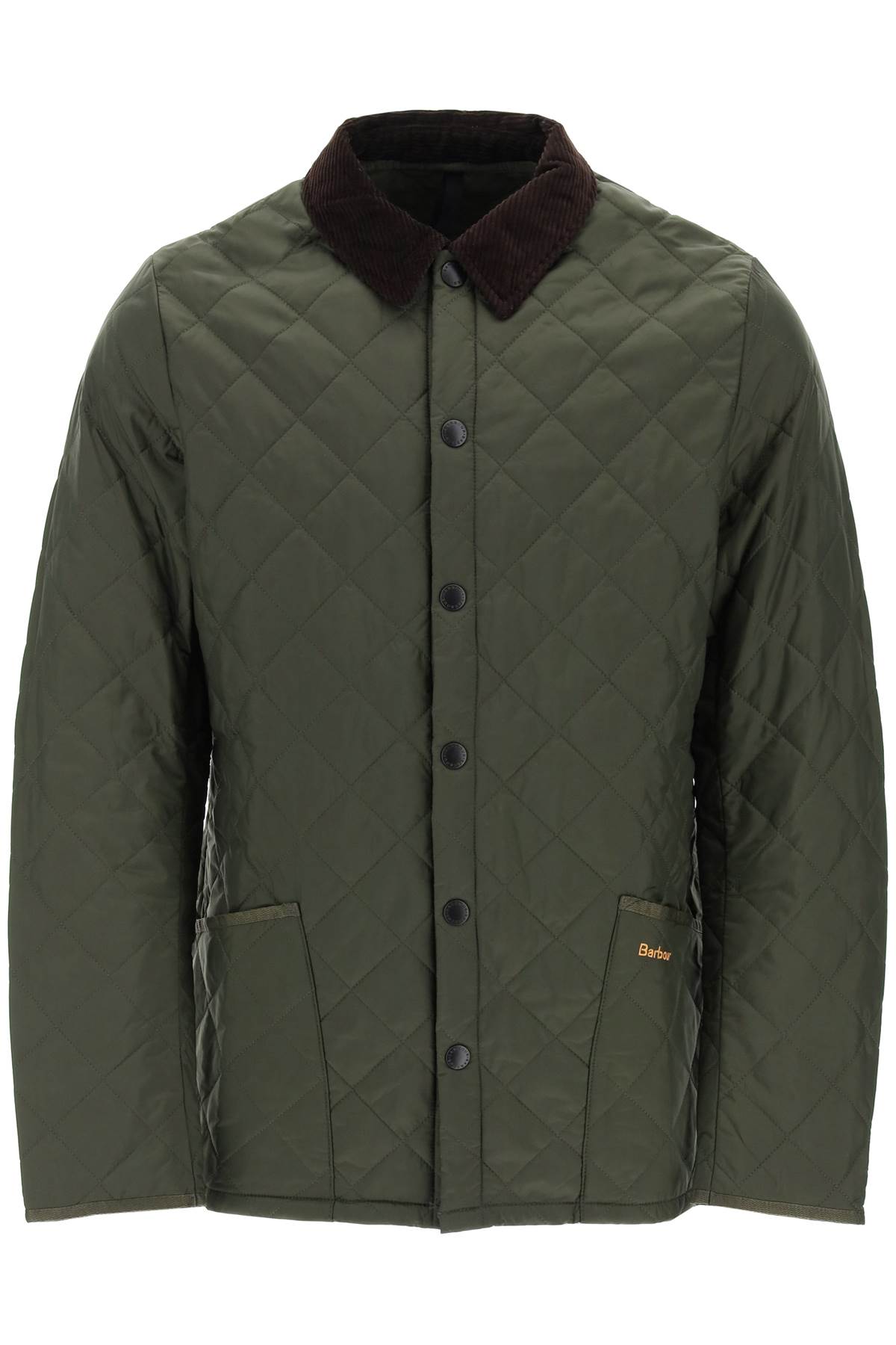 Shop Barbour Heritage Liddesdale Quilted Jacket In Khaki