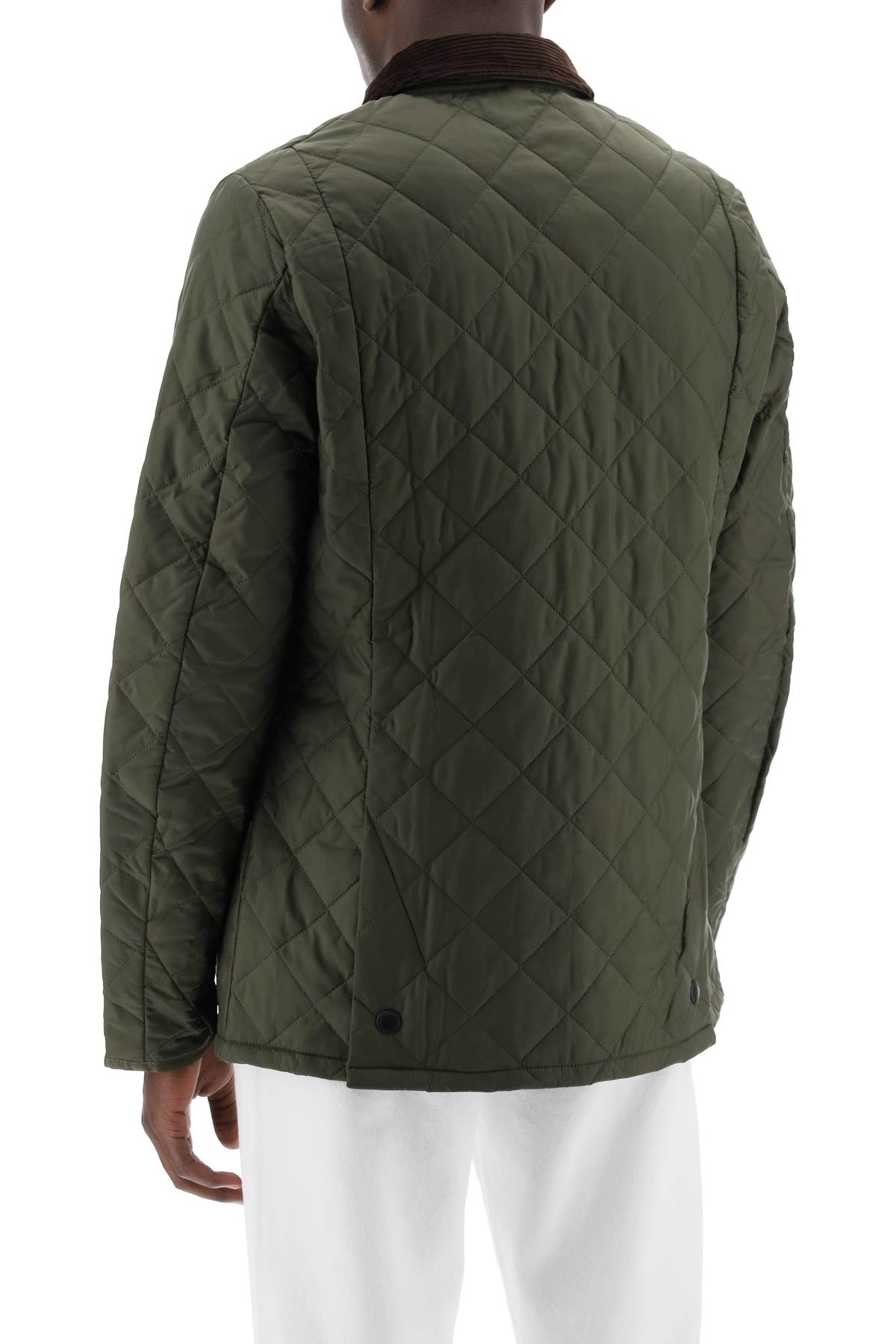 Shop Barbour Heritage Liddesdale Quilted Jacket In Khaki