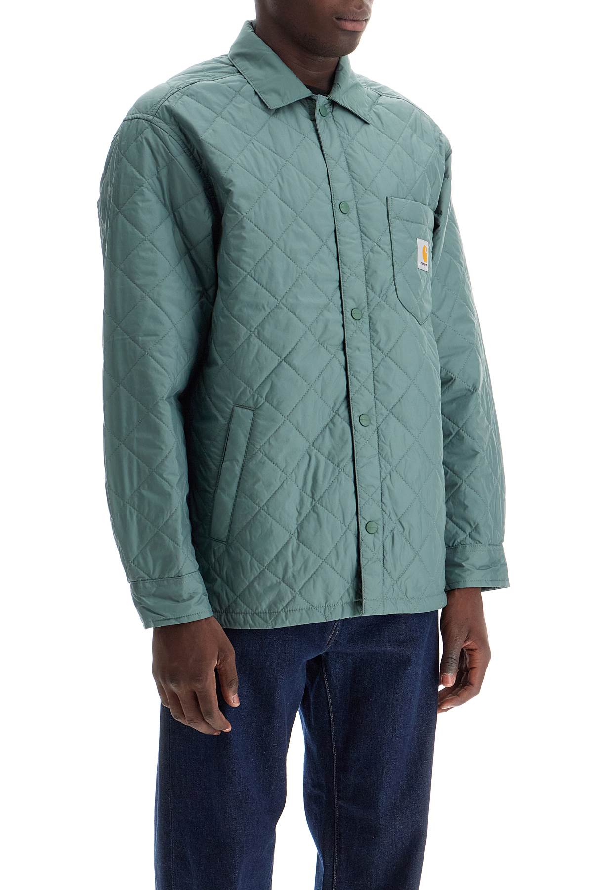 Shop Carhartt Wadeson Quilt In Green