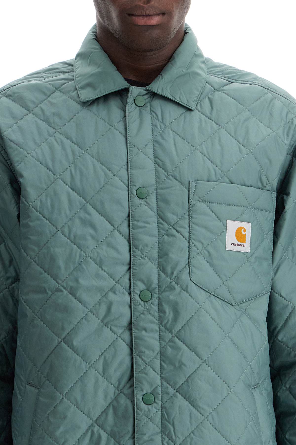 Shop Carhartt Wadeson Quilt In Green