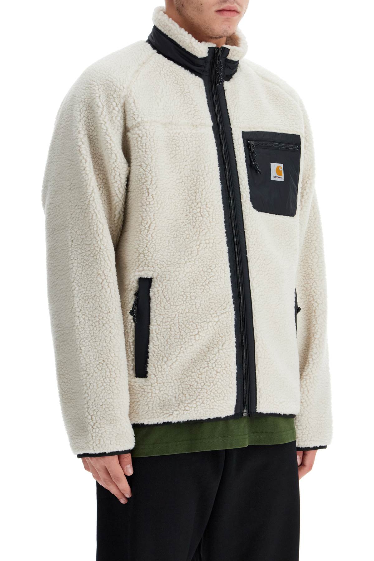 Shop Carhartt Prentis Liner Sherpa-fleece Jacket In White