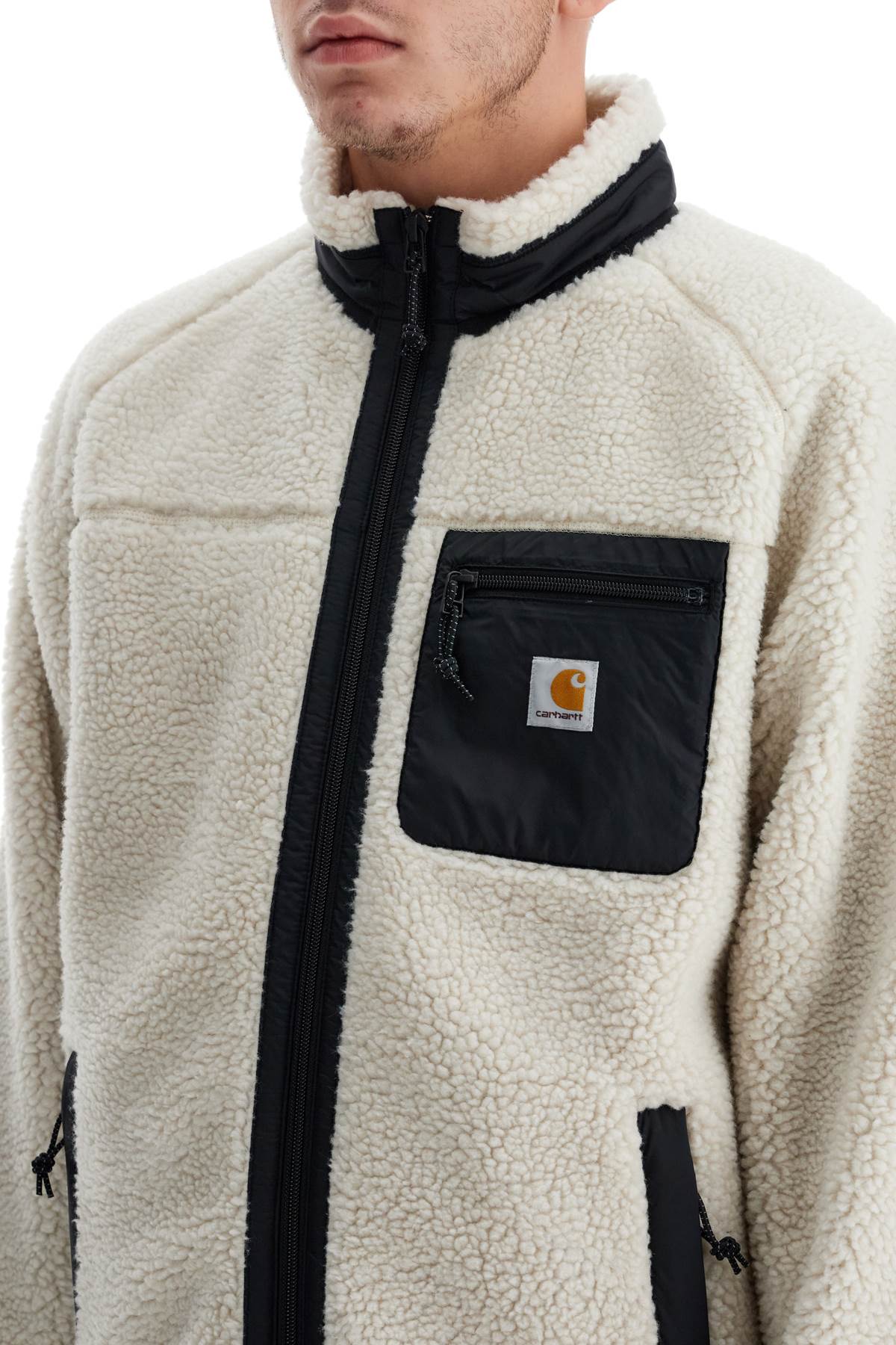 Shop Carhartt Prentis Liner Sherpa-fleece Jacket In White