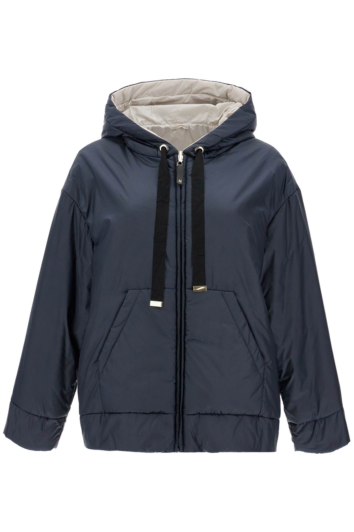 Shop Max Mara The Cube Anti-drop Canvas Jacket In Blue