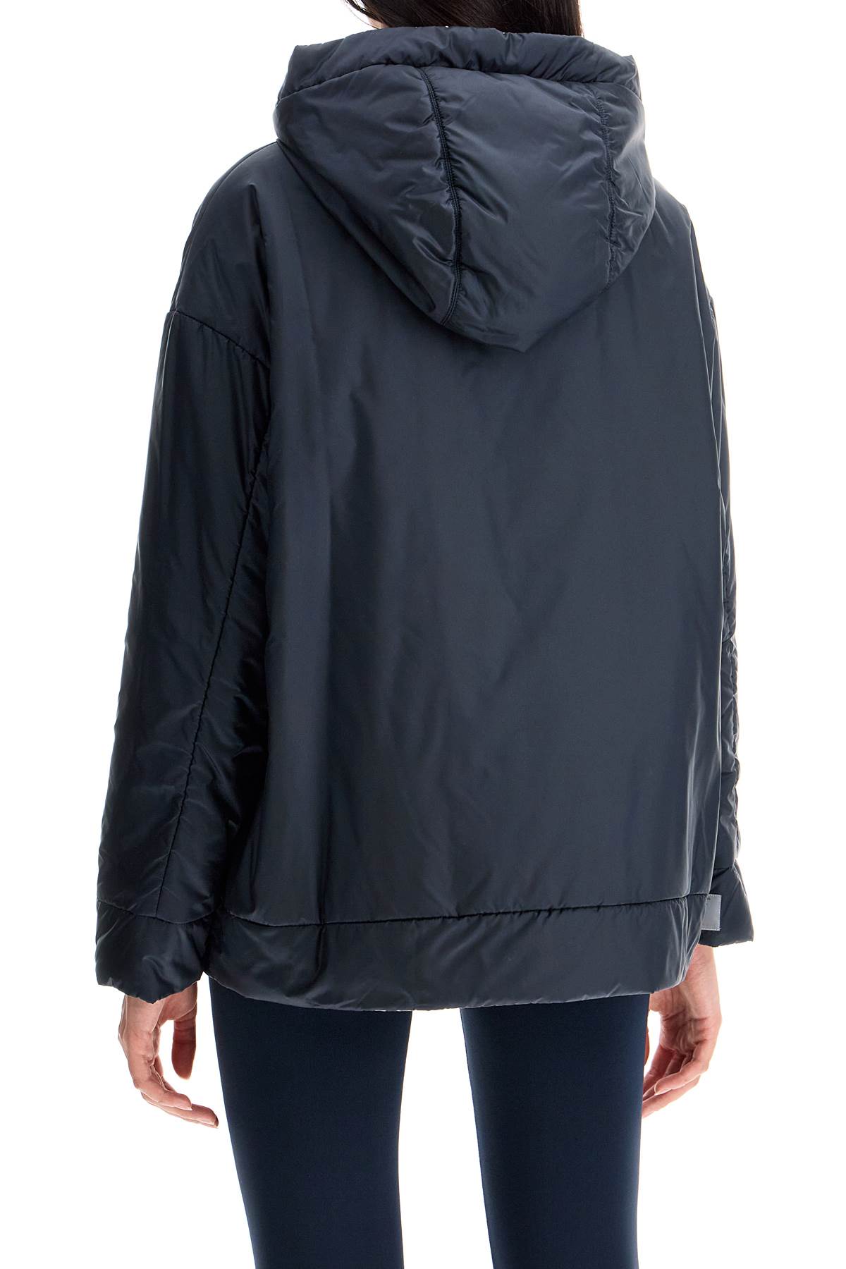 Shop Max Mara The Cube Anti-drop Canvas Jacket In Blue