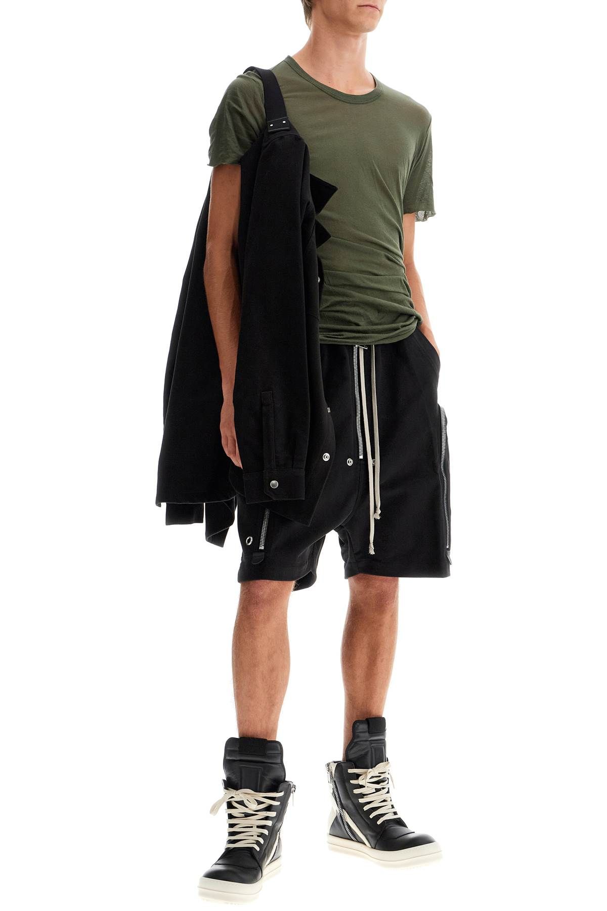 Shop Rick Owens Cotton Twill Outer Shirt For In Black