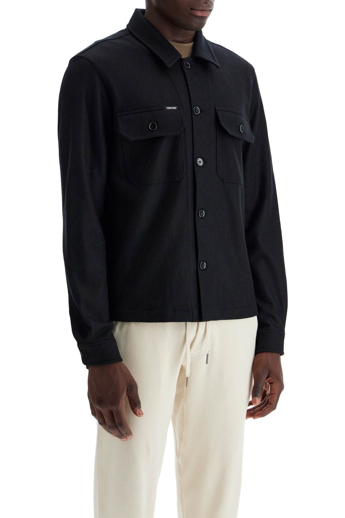 Shop Tom Ford Cashmere Jacket For Men In Black