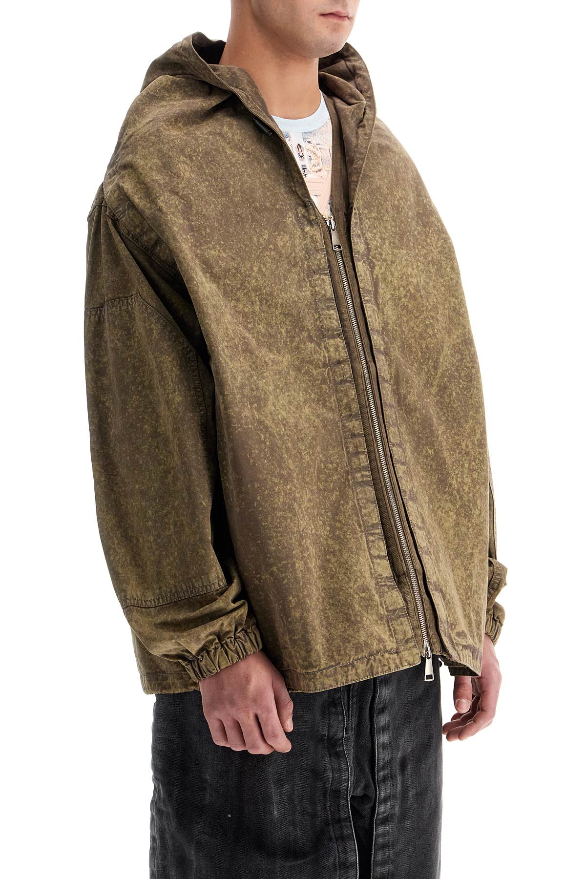 Shop Y/project Removable Panel Jacket With Seven In Khaki