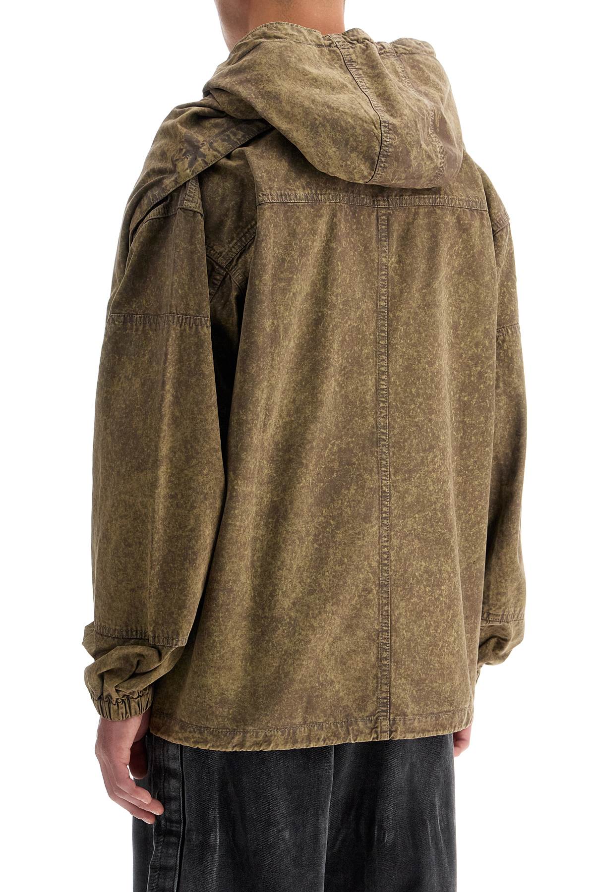 Shop Y/project Removable Panel Jacket With Seven In Khaki