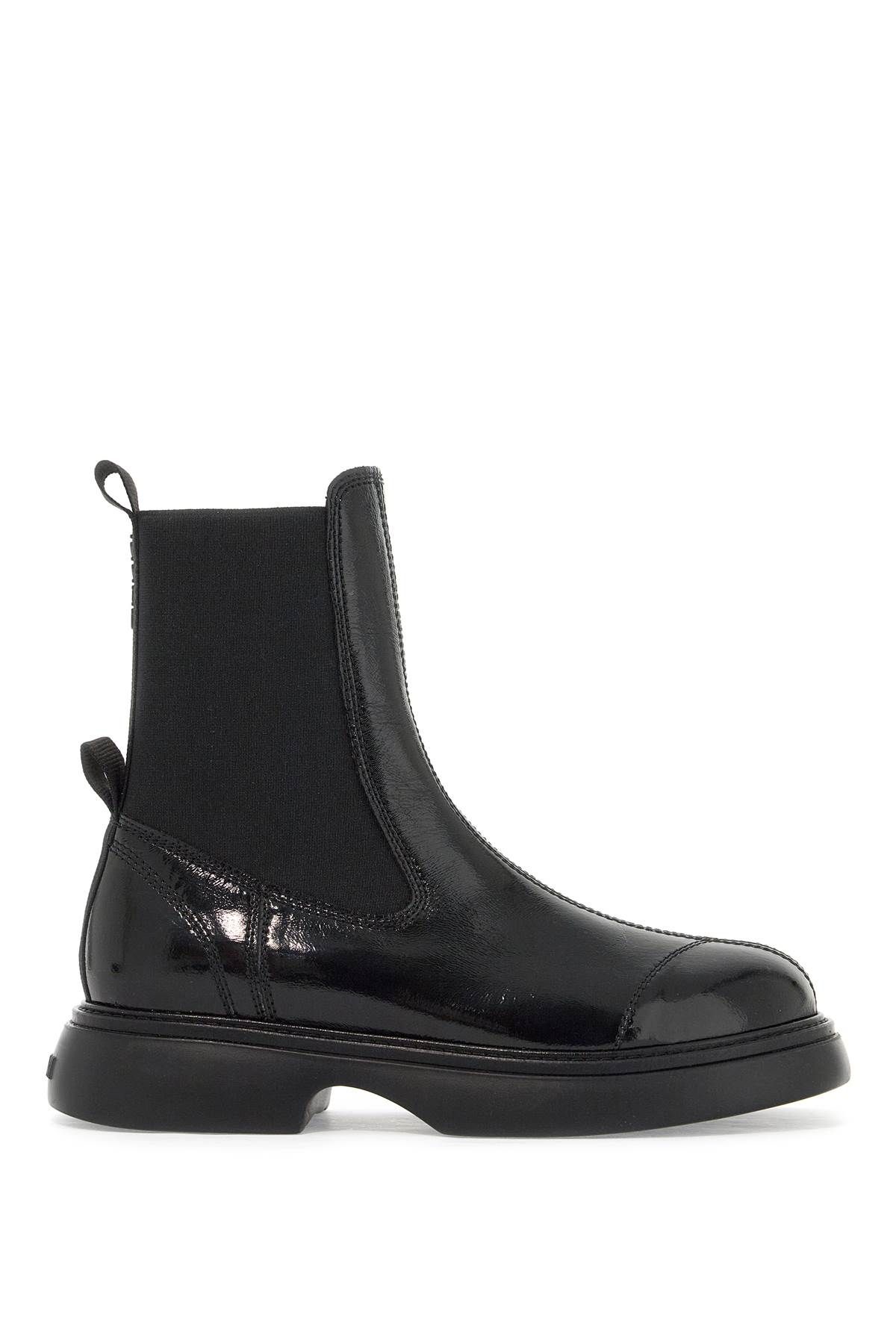 Shop Ganni Chelsea Ankle Boots In Black