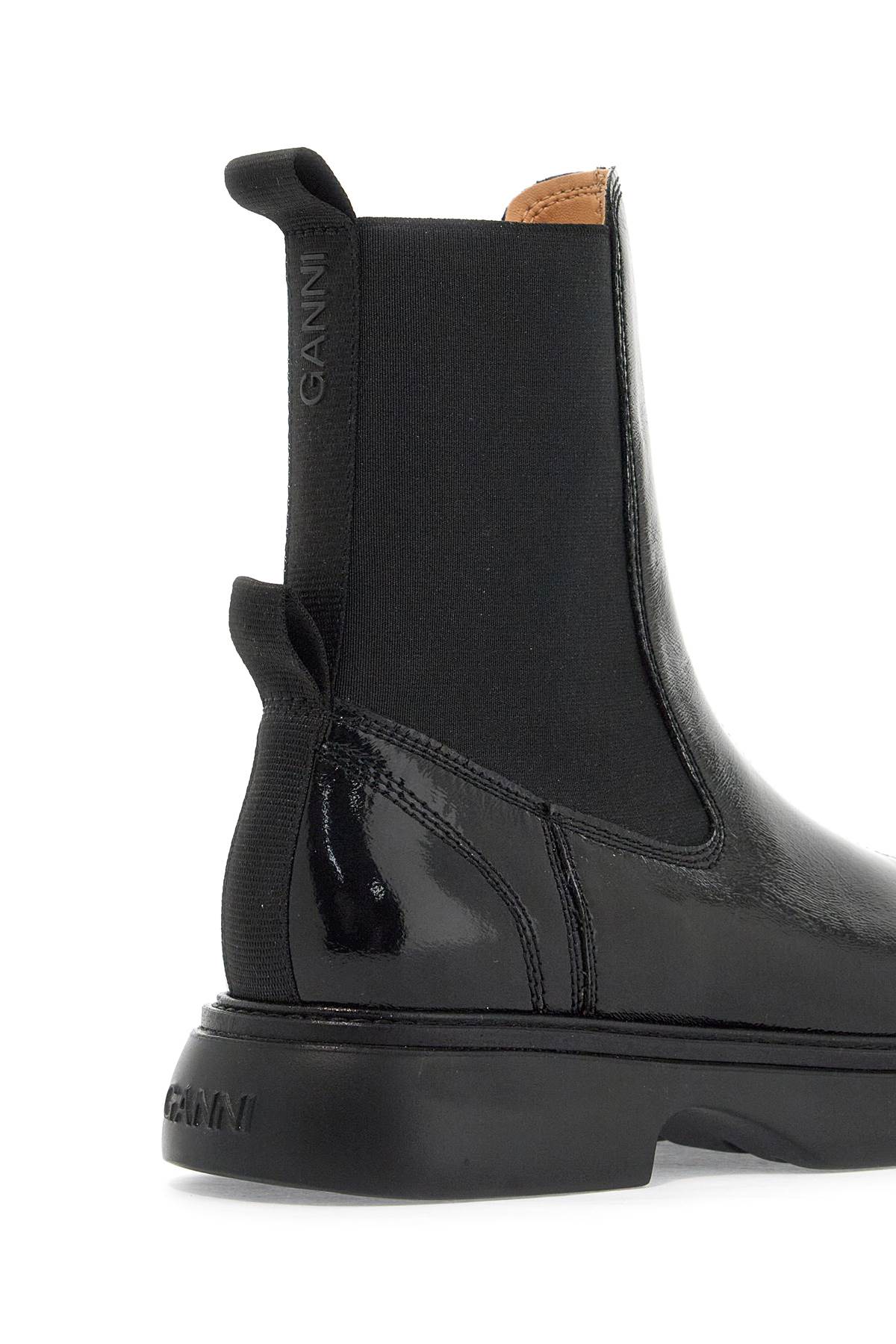 Shop Ganni Chelsea Ankle Boots In Black