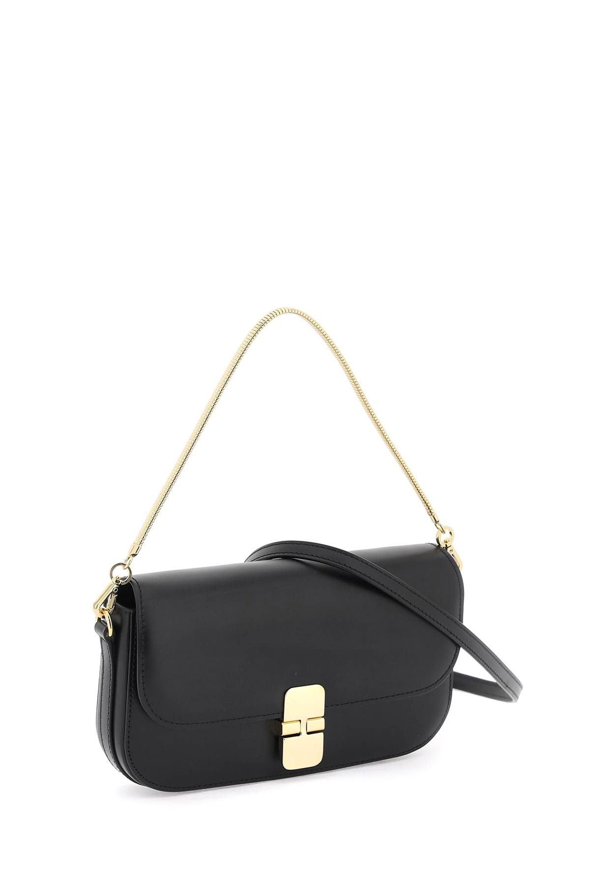 Shop Apc Grace Clutch Hand In Black