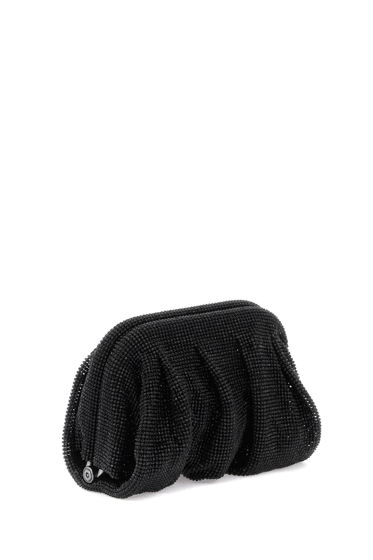 Shop Benedetta Bruzziches Venus La Petite Clutch In Black