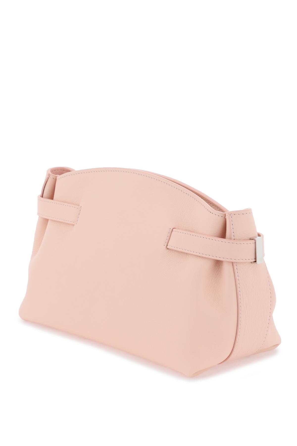 Shop Ferragamo Small Hug Pouch With Removable Strap In Pink