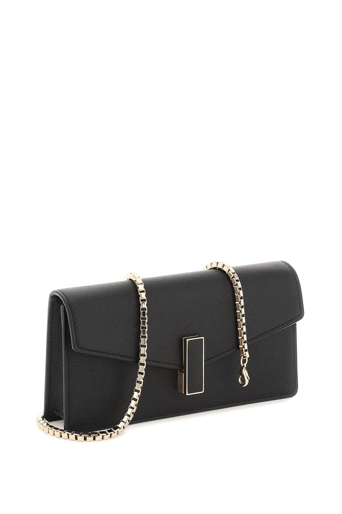 Shop Valextra 'iside' Clutch In Black