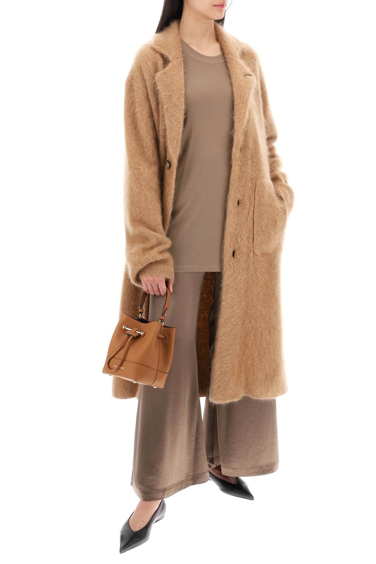 Shop Guest In Residence Brushed Cashmere Coat In Brown