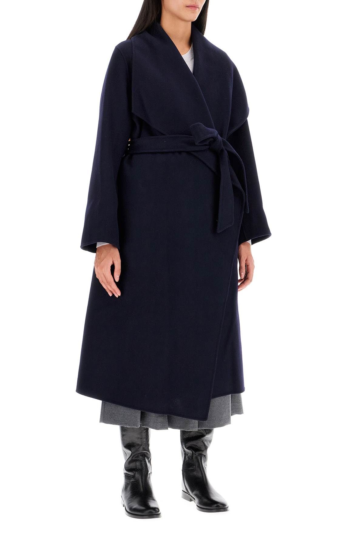 Shop Ivy & Oak Wool Coat By Carrie Rose In Blue