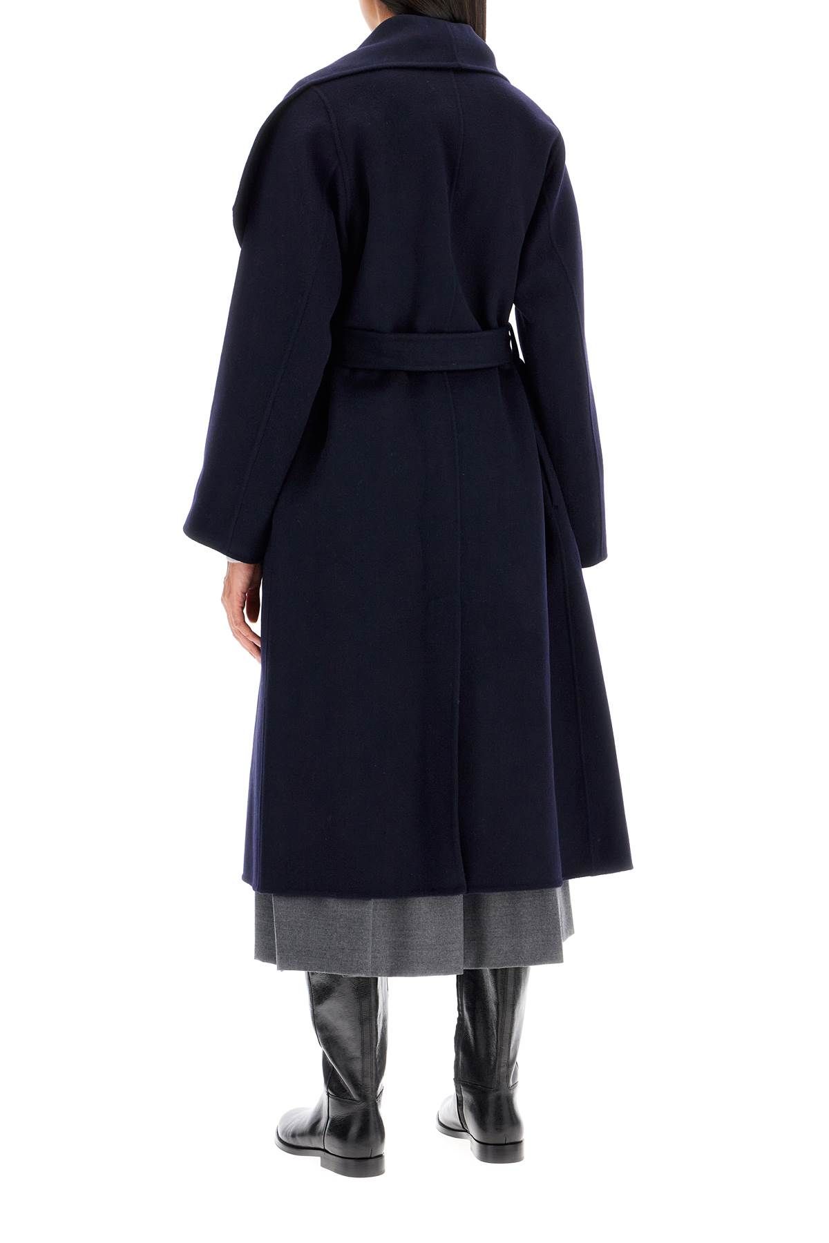 Shop Ivy & Oak Wool Coat By Carrie Rose In Blue