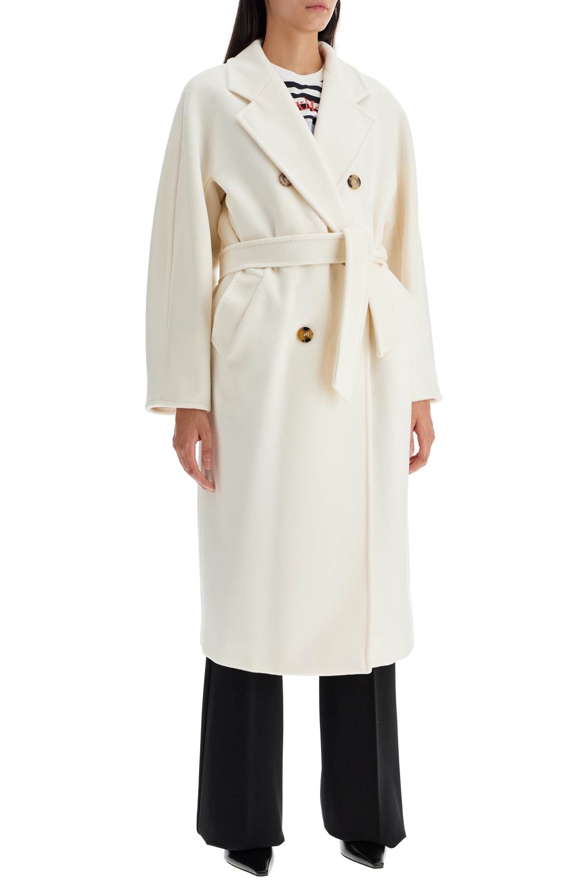 Shop Max Mara Madame 101801 Icon Coat In White