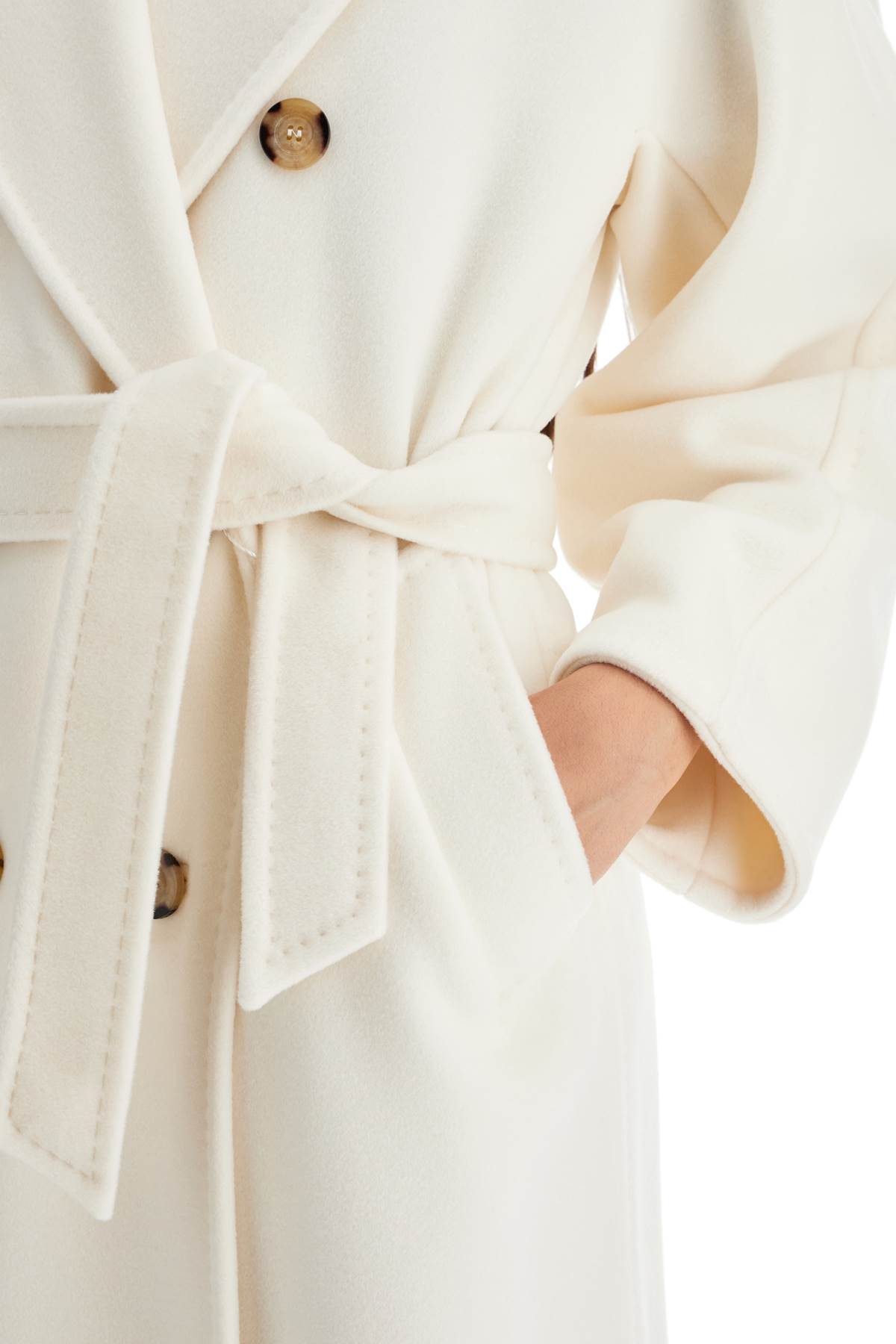 Shop Max Mara Madame 101801 Icon Coat In White