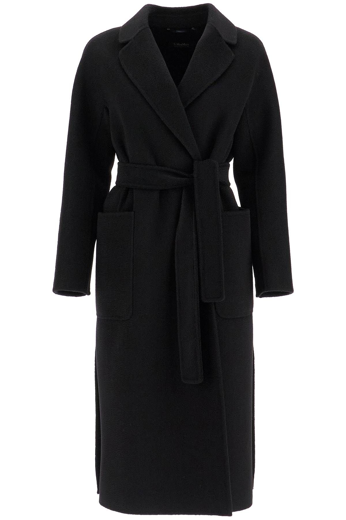 Shop 's Max Mara 'amore' Robe Coat In Black