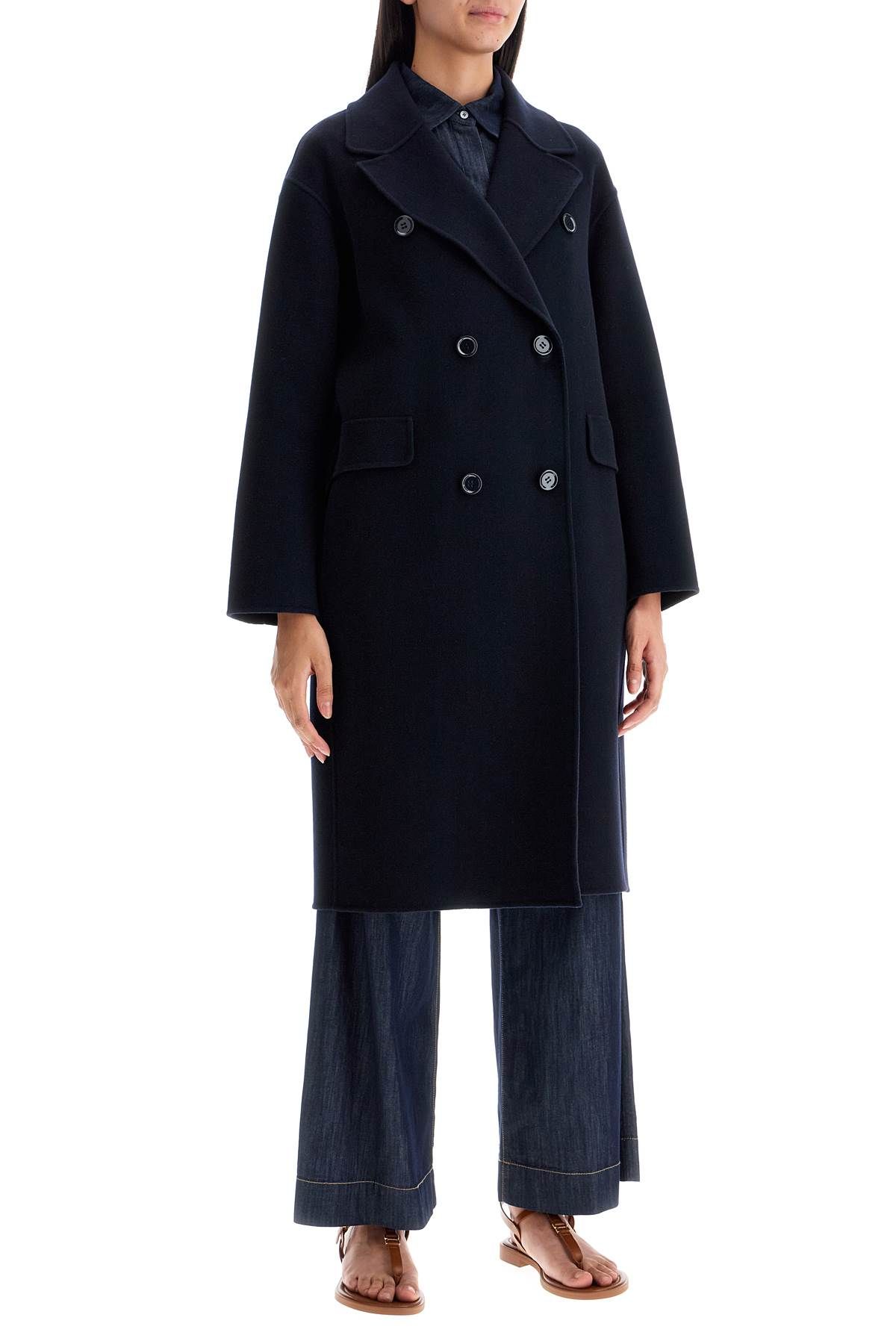 'S MAX MARA DOUBLE-BREASTED MIDI COAT ' 