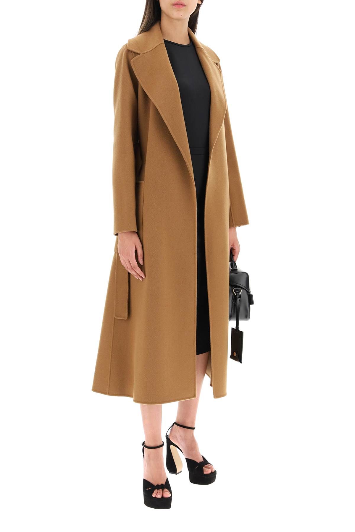 Shop 's Max Mara Paolore Wool Coat In Beige