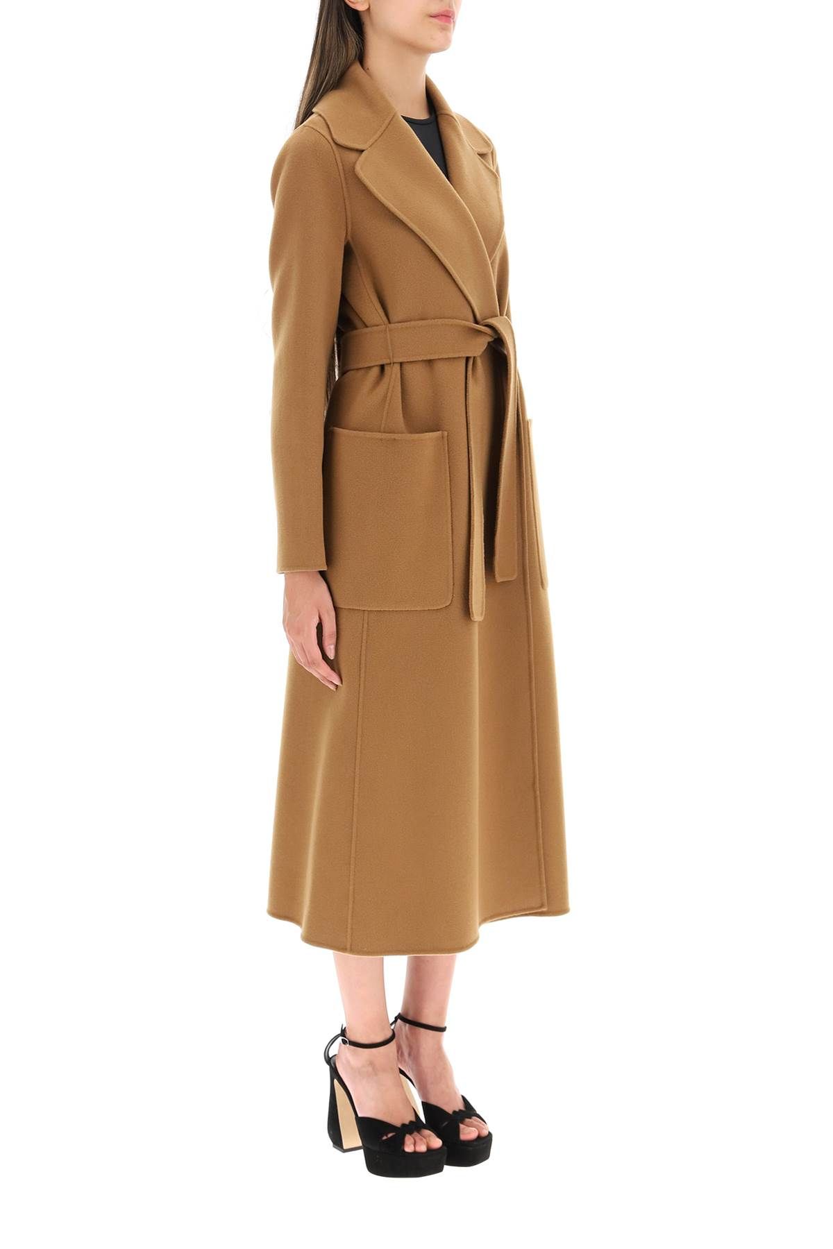 Shop 's Max Mara Paolore Wool Coat In Beige