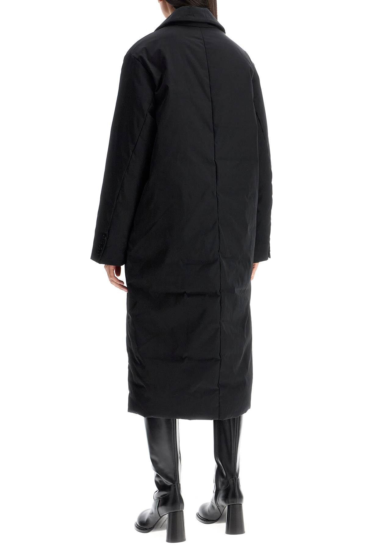 Shop Stand Studio Melita Poly-twill Coat In Black