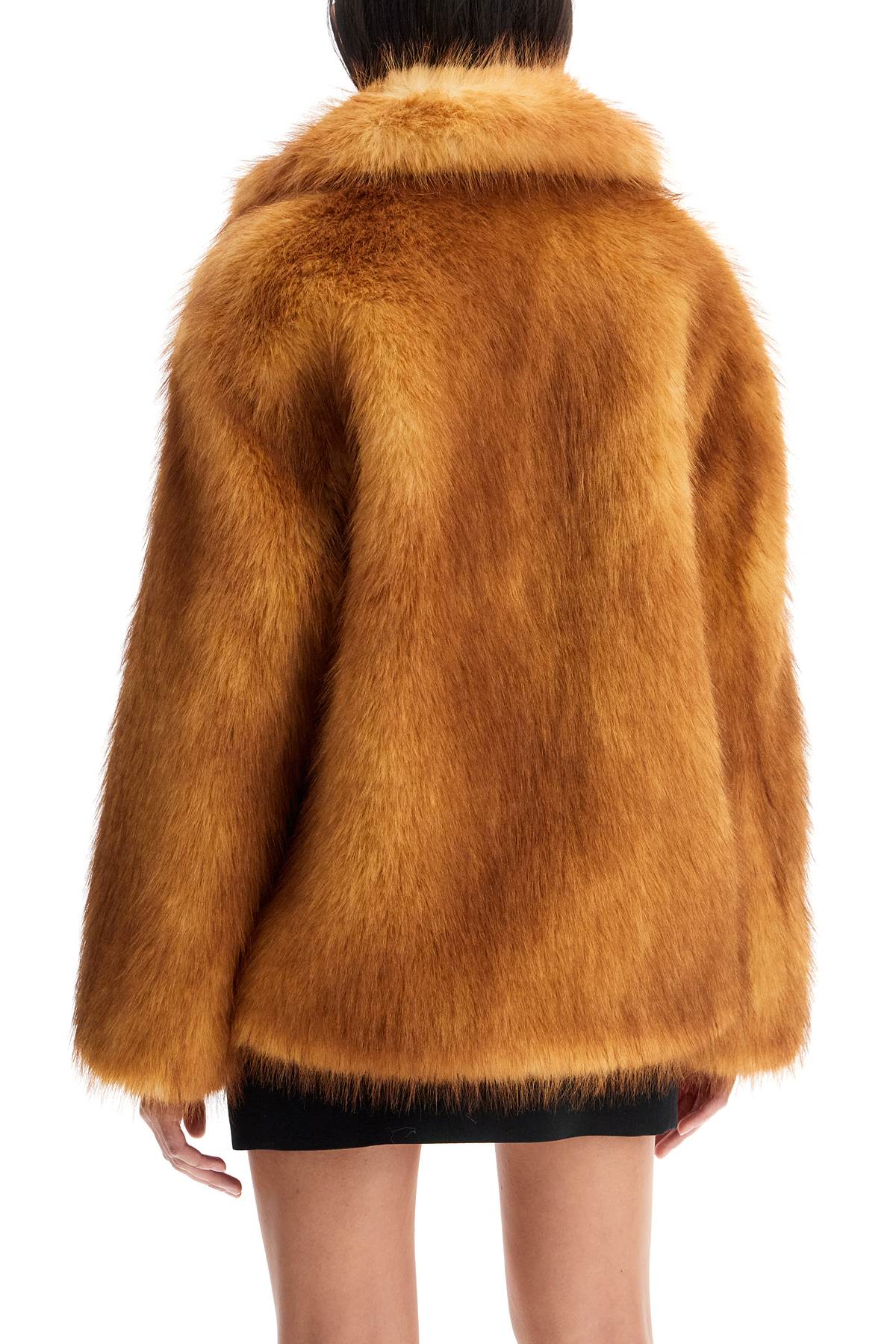 STAND STUDIO SHORT JANICE COAT IN FAUX FUR 