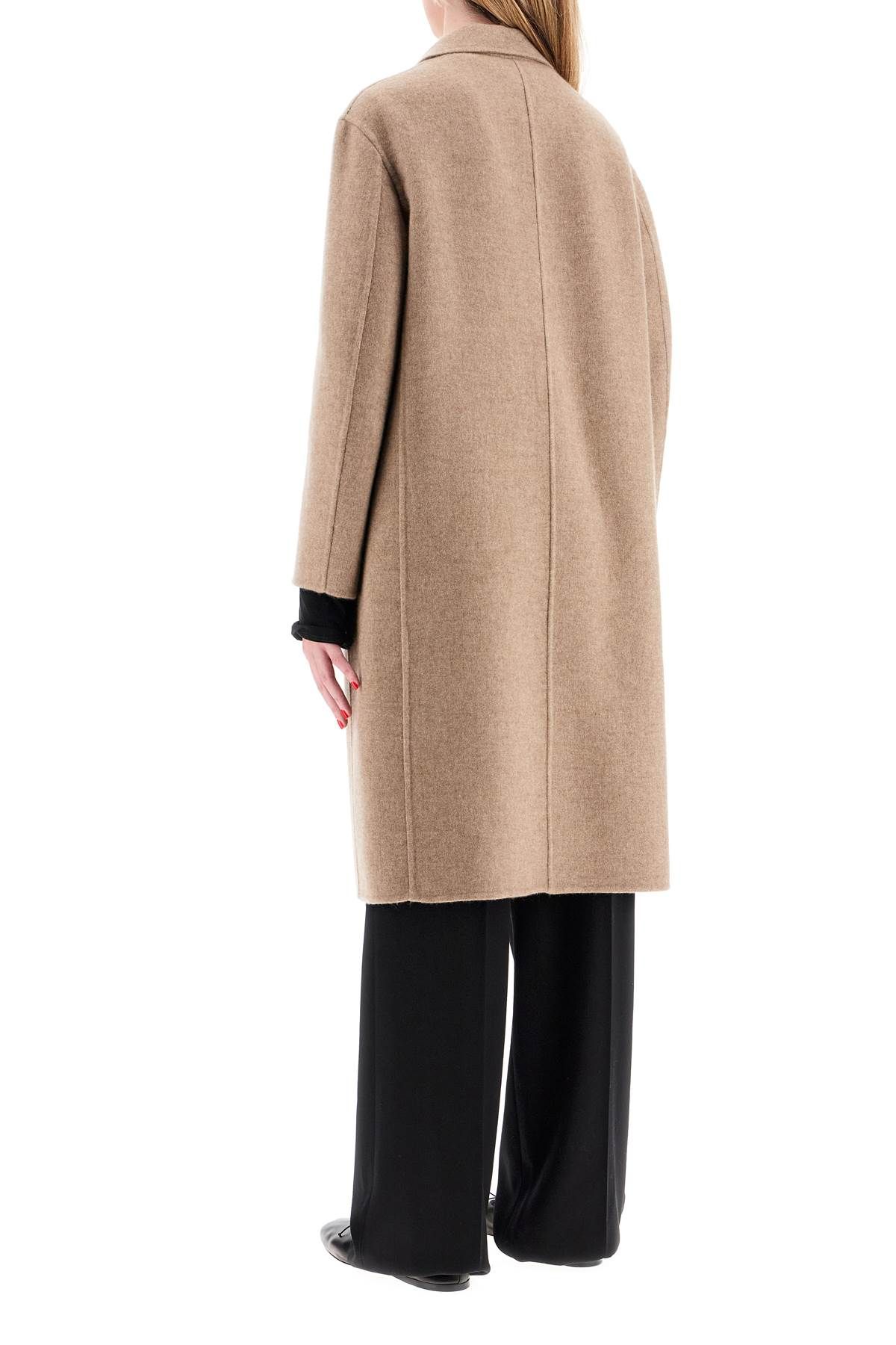 Shop The Row Open Coat Fedra In Beige