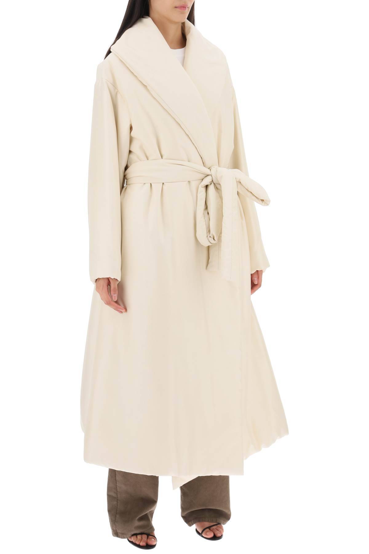 Shop The Row Francine Padded Coat In Beige