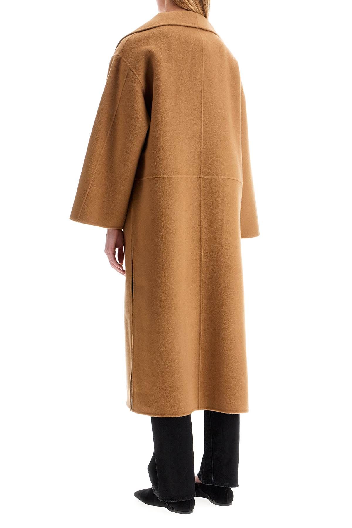 Shop Totême Signature Wool-cashmere Coat In Beige