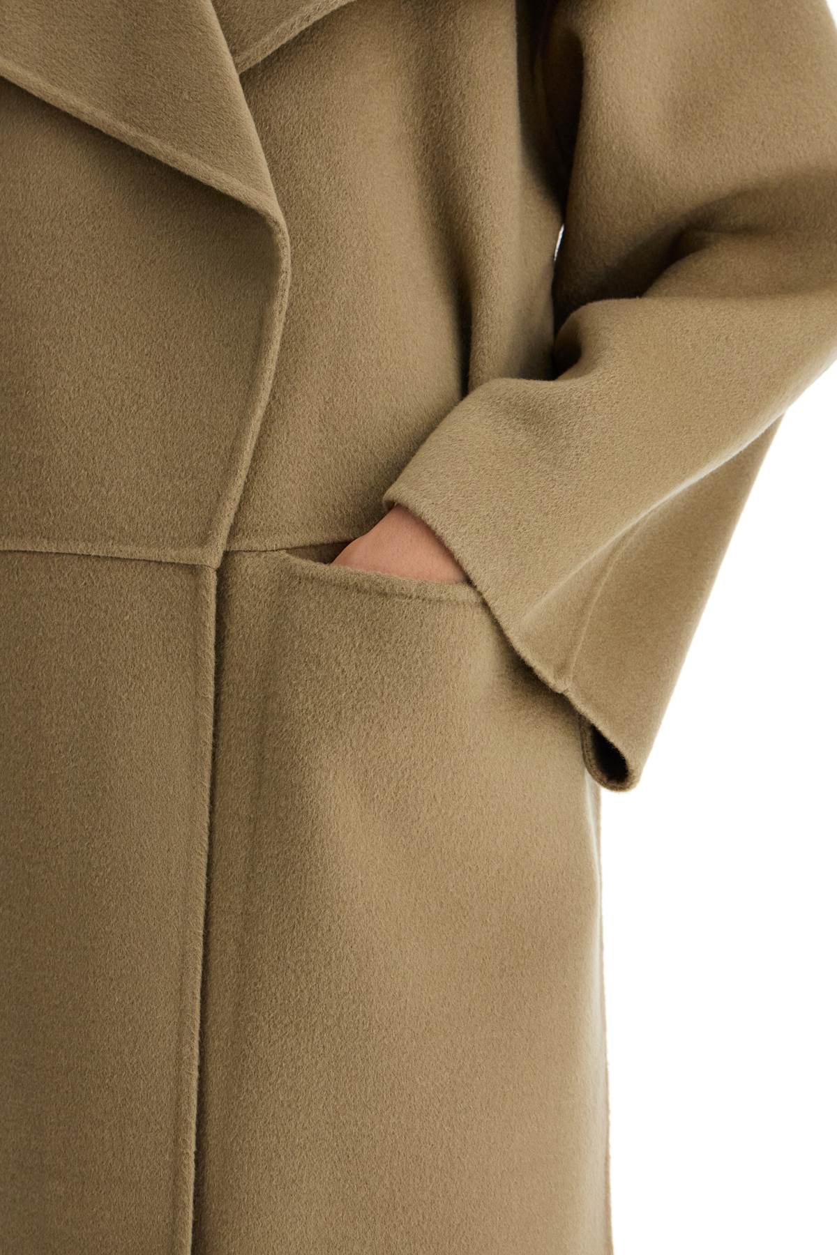 Shop Totême Signature Wool-cashmere Coat In Beige