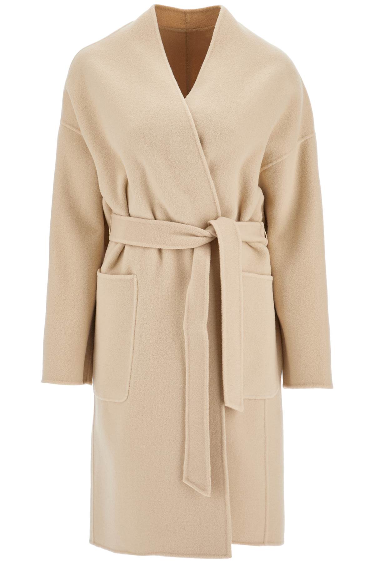 Shop Weekend Max Mara Reversible Georgia Coat In Beige