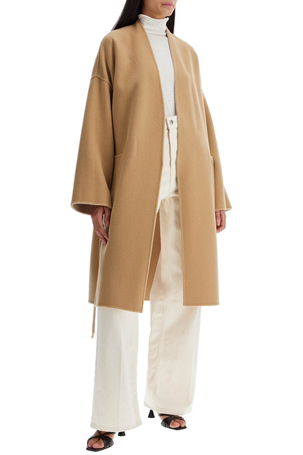 Shop Weekend Max Mara Reversible Georgia Coat In Beige