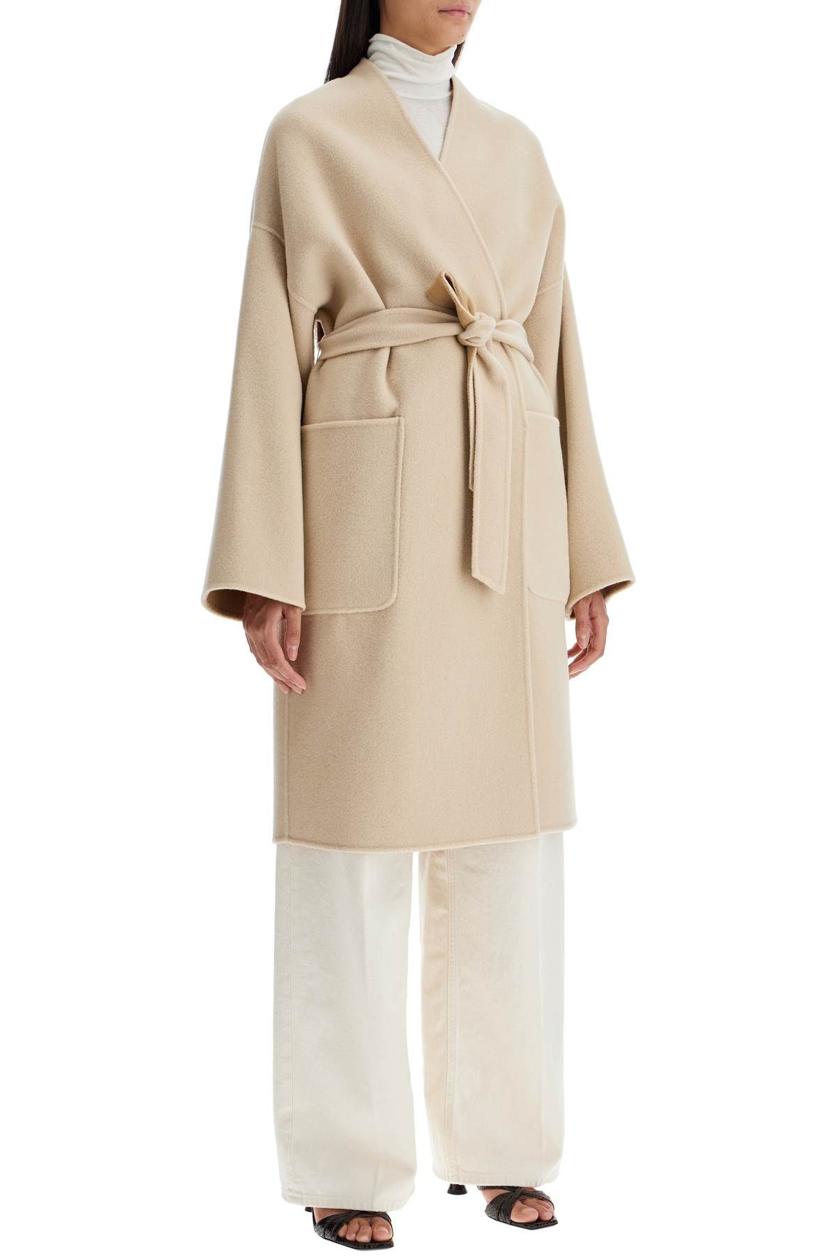 Shop Weekend Max Mara Reversible Georgia Coat In Beige