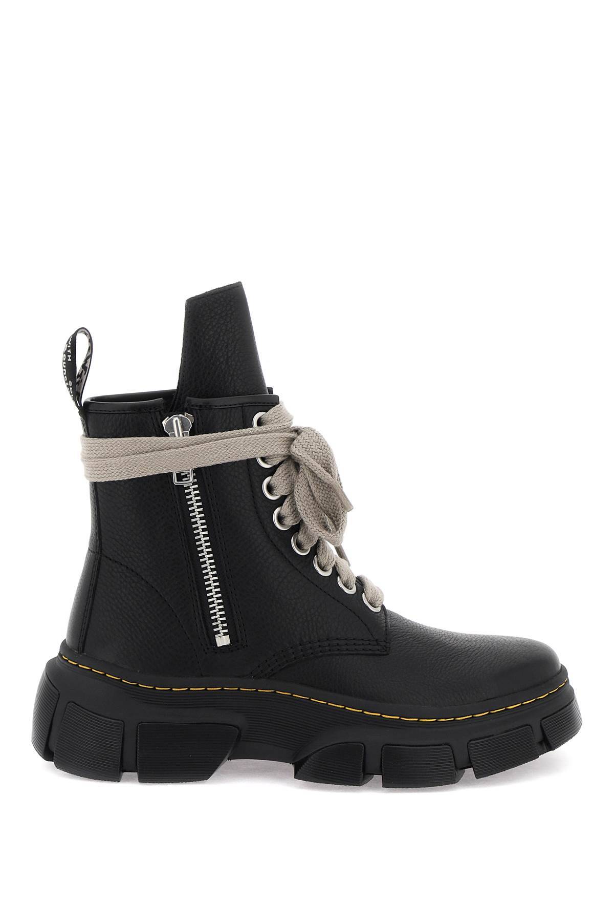 Dr. Martens X Rick Owens 50mm Jumbo Lace Ankle Boots In Black