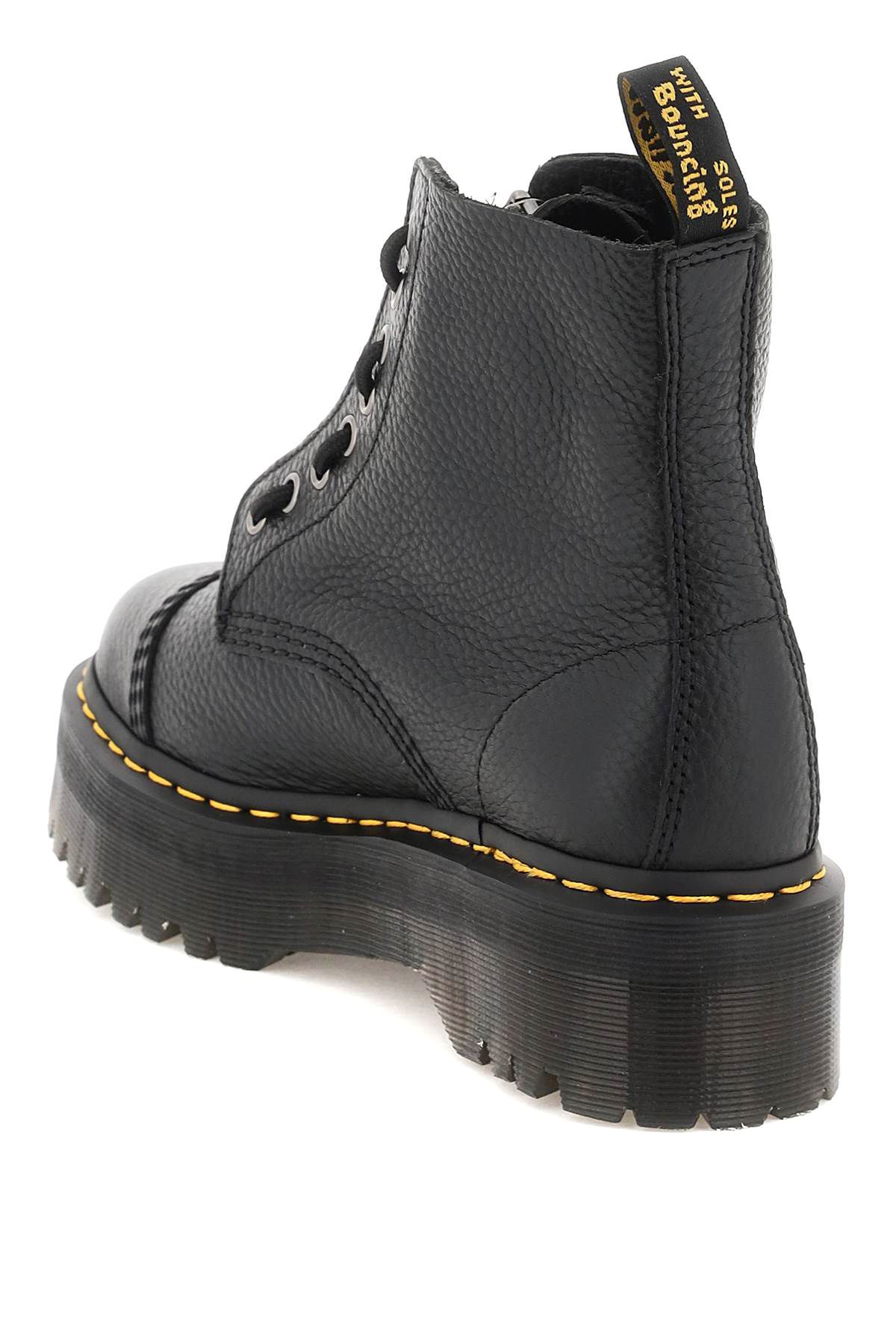 Shop Dr. Martens' Sinclair Combat Boots In Black