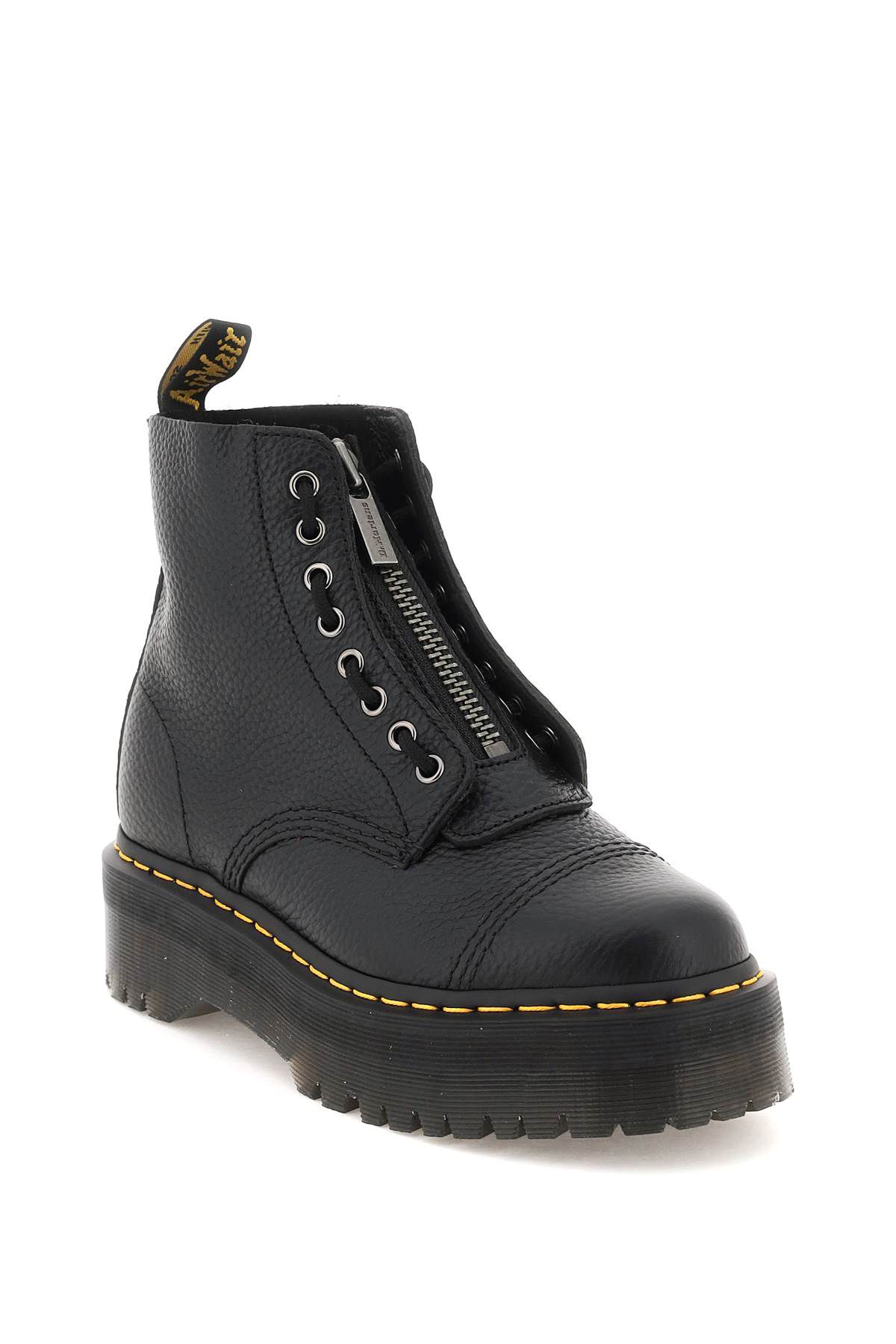 Shop Dr. Martens' Sinclair Combat Boots In Black