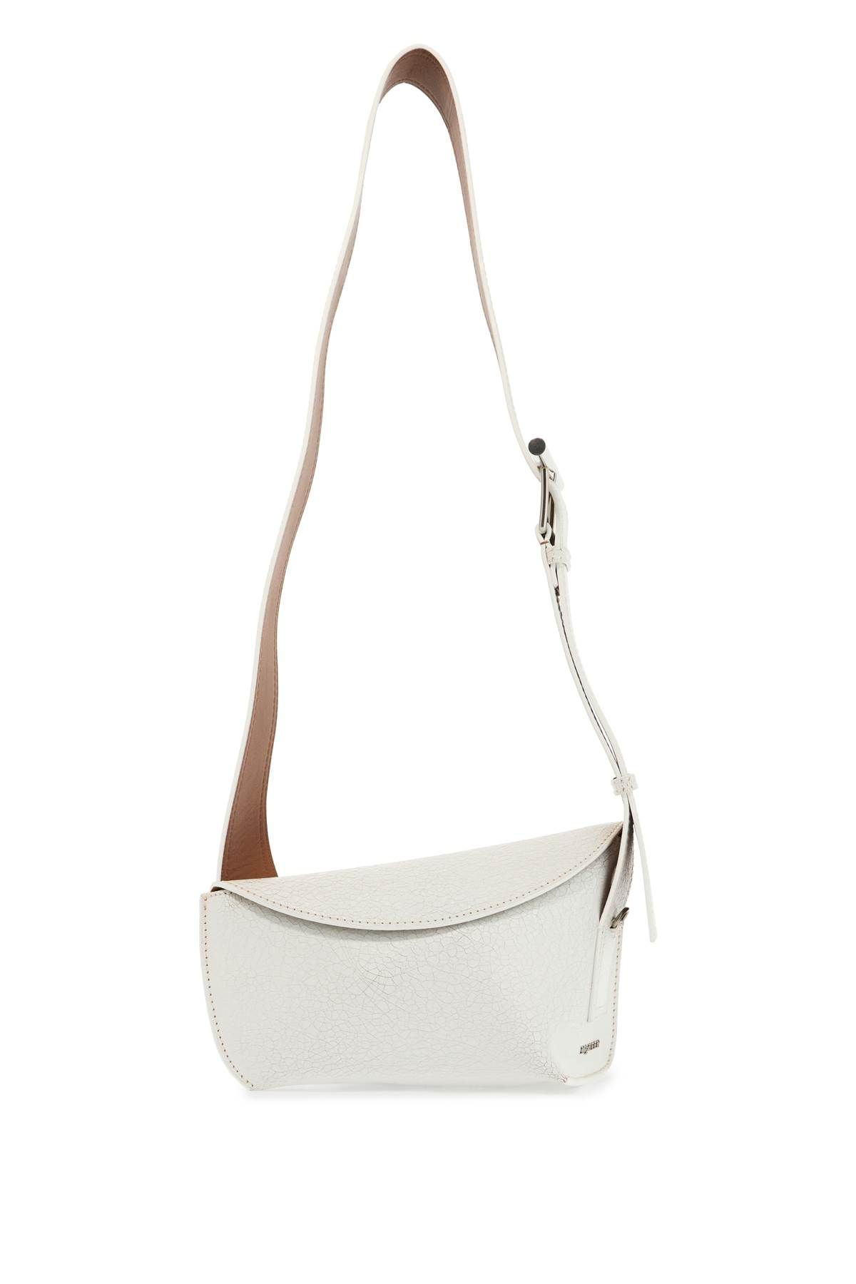 Shop Alexander Mcqueen Craquelã© Sling Shoulder In White