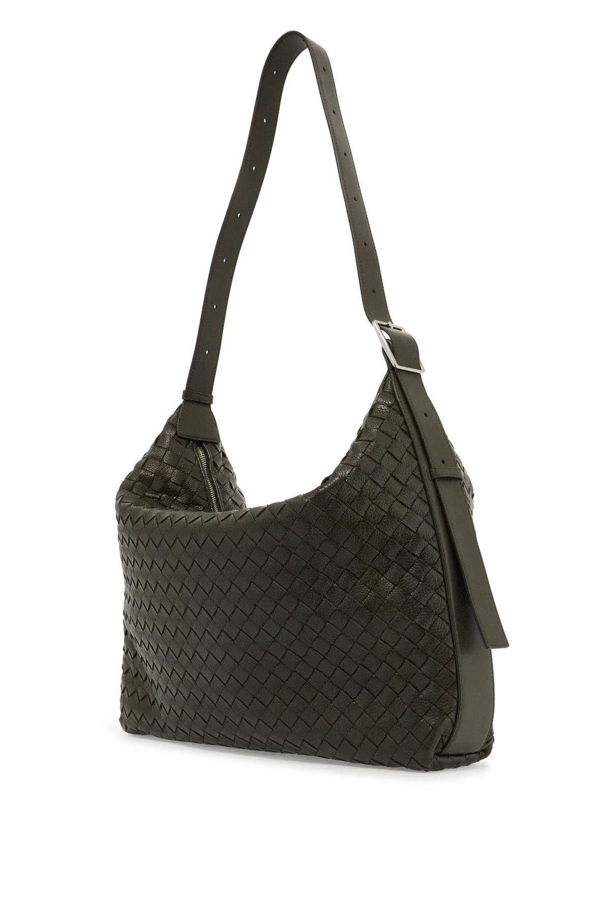 Shop Bottega Veneta Medium Traveler Bag In Khaki