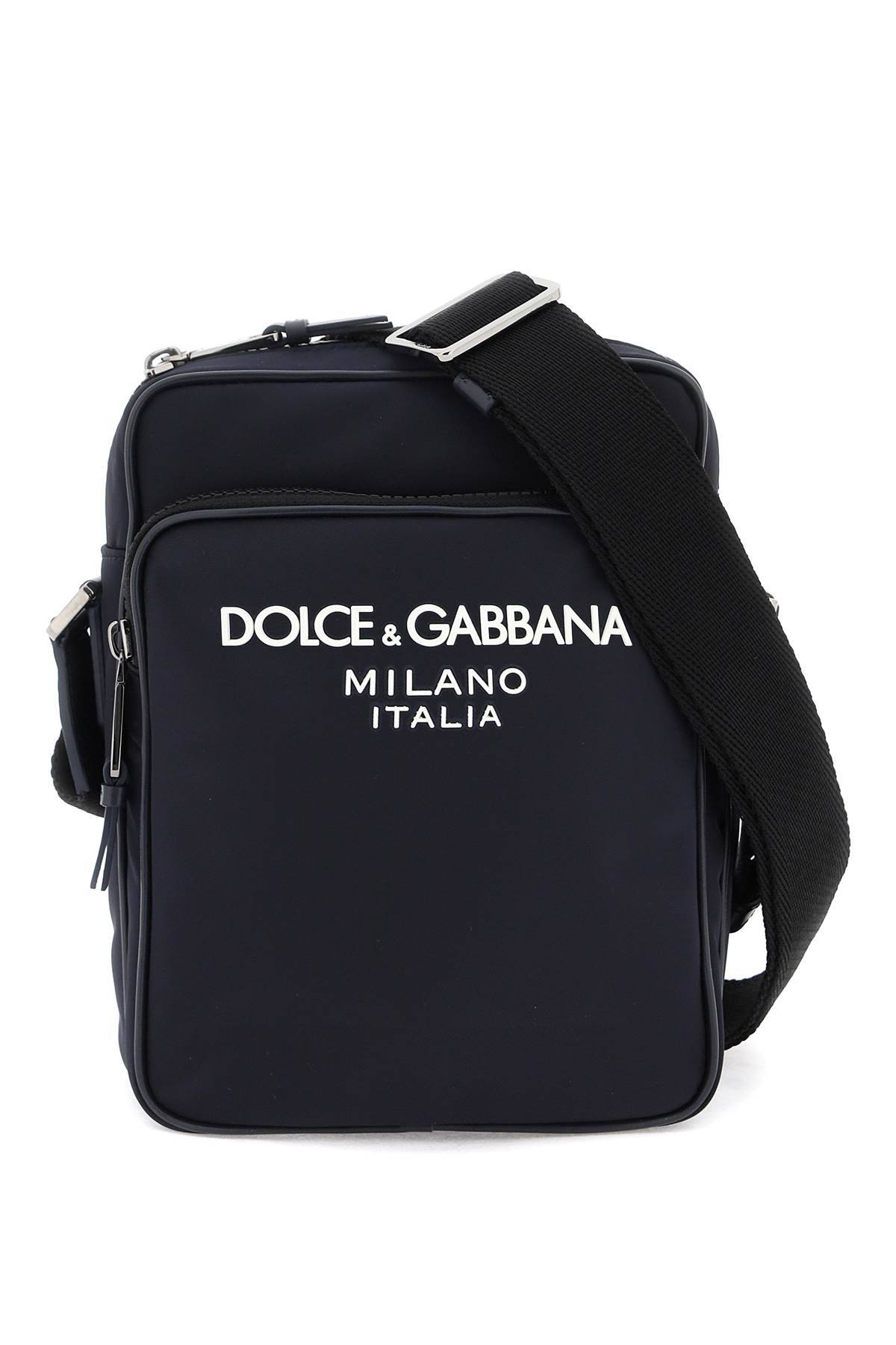 Shop Dolce & Gabbana Nylon Crossbody Bag In Blue